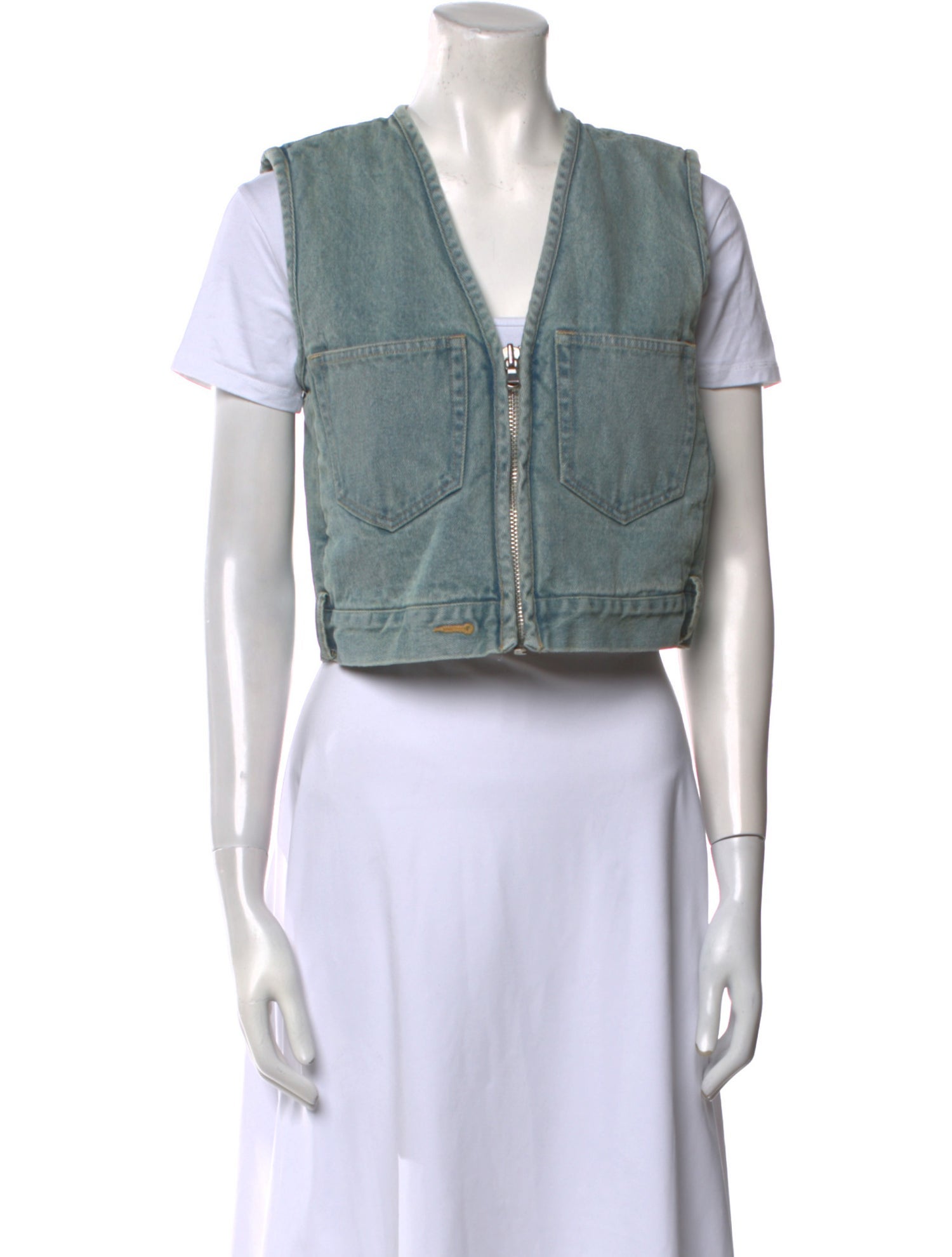 Sea New York V-Neck Short Sleeve Crop Top w/ Tags