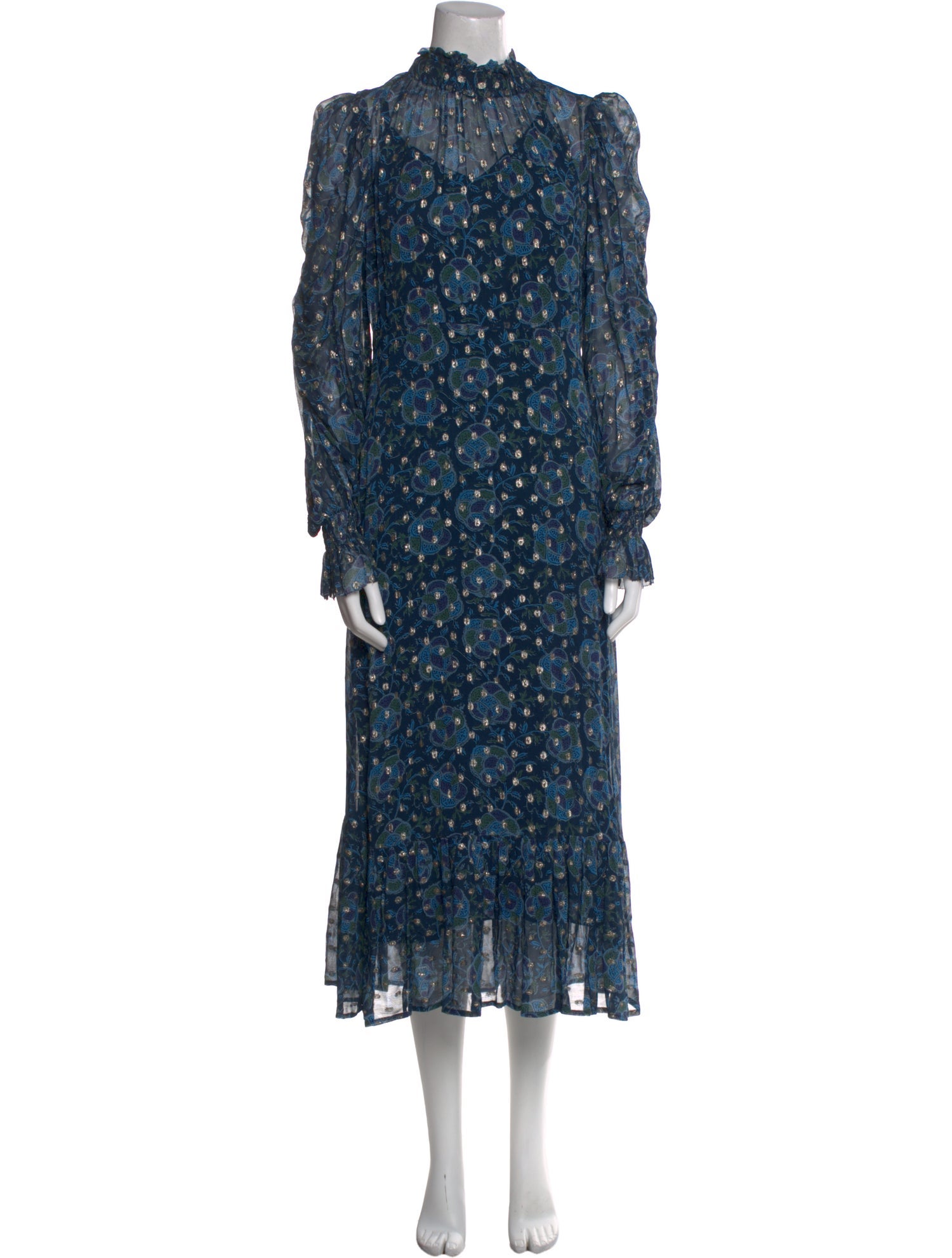 Sea New York Floral Print Long Dress