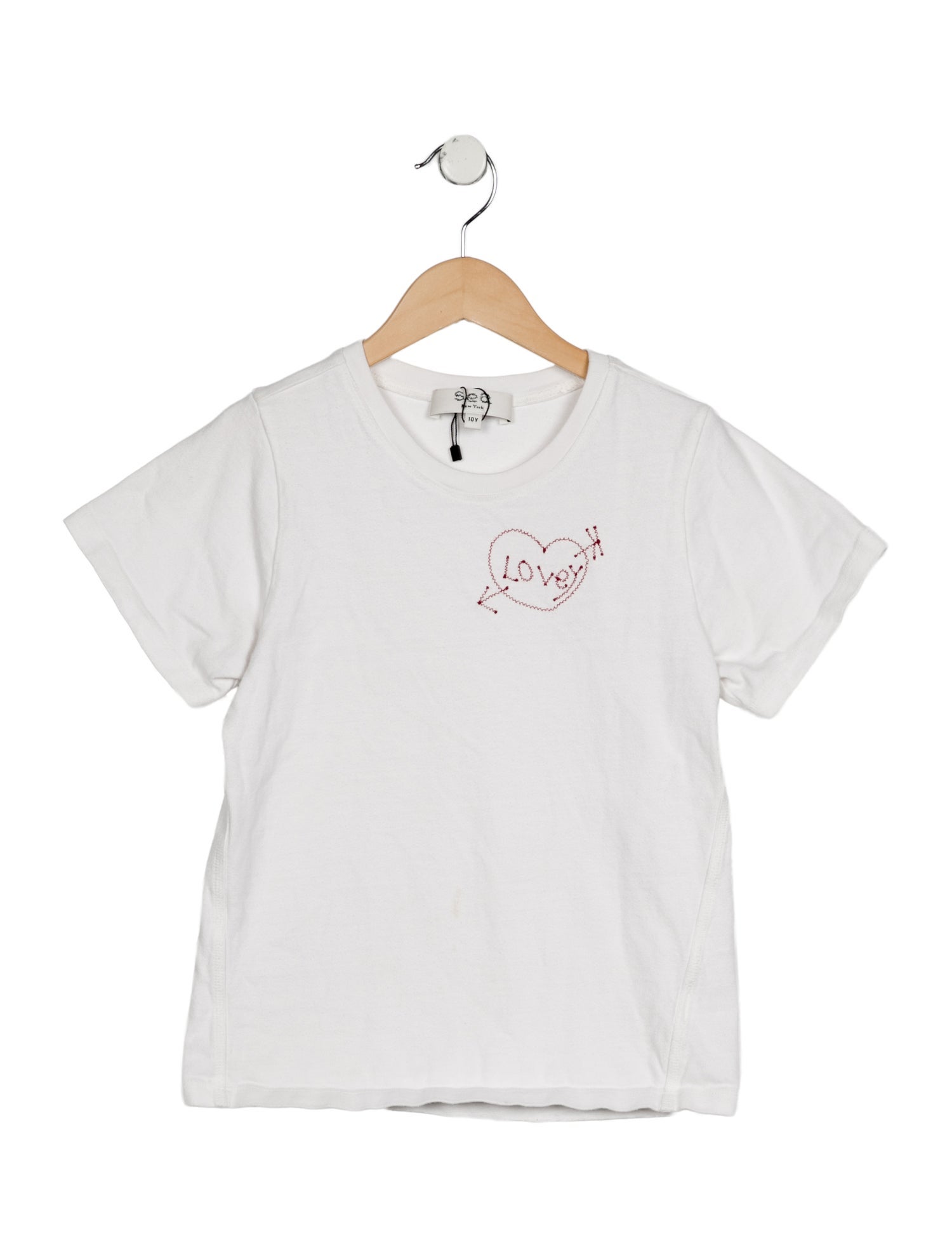 Sea New York Girls' Embroidered Shirt Sleeve Top