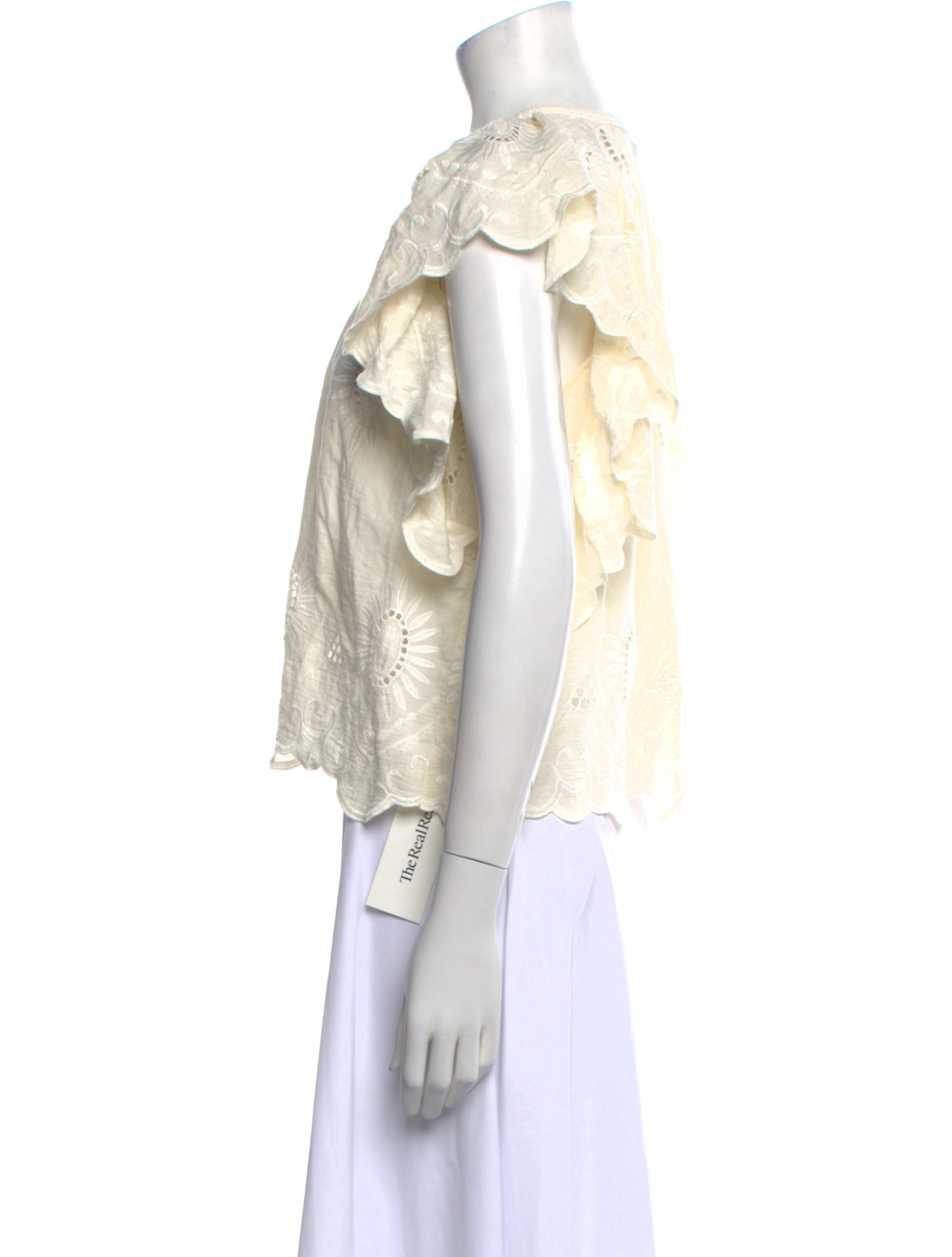 Sea New York Crew Neck Short Sleeve Blouse