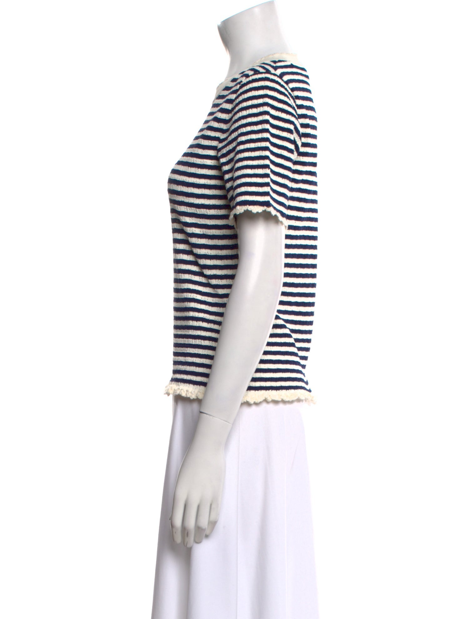 Sea New York Striped Crew Neck T-Shirt