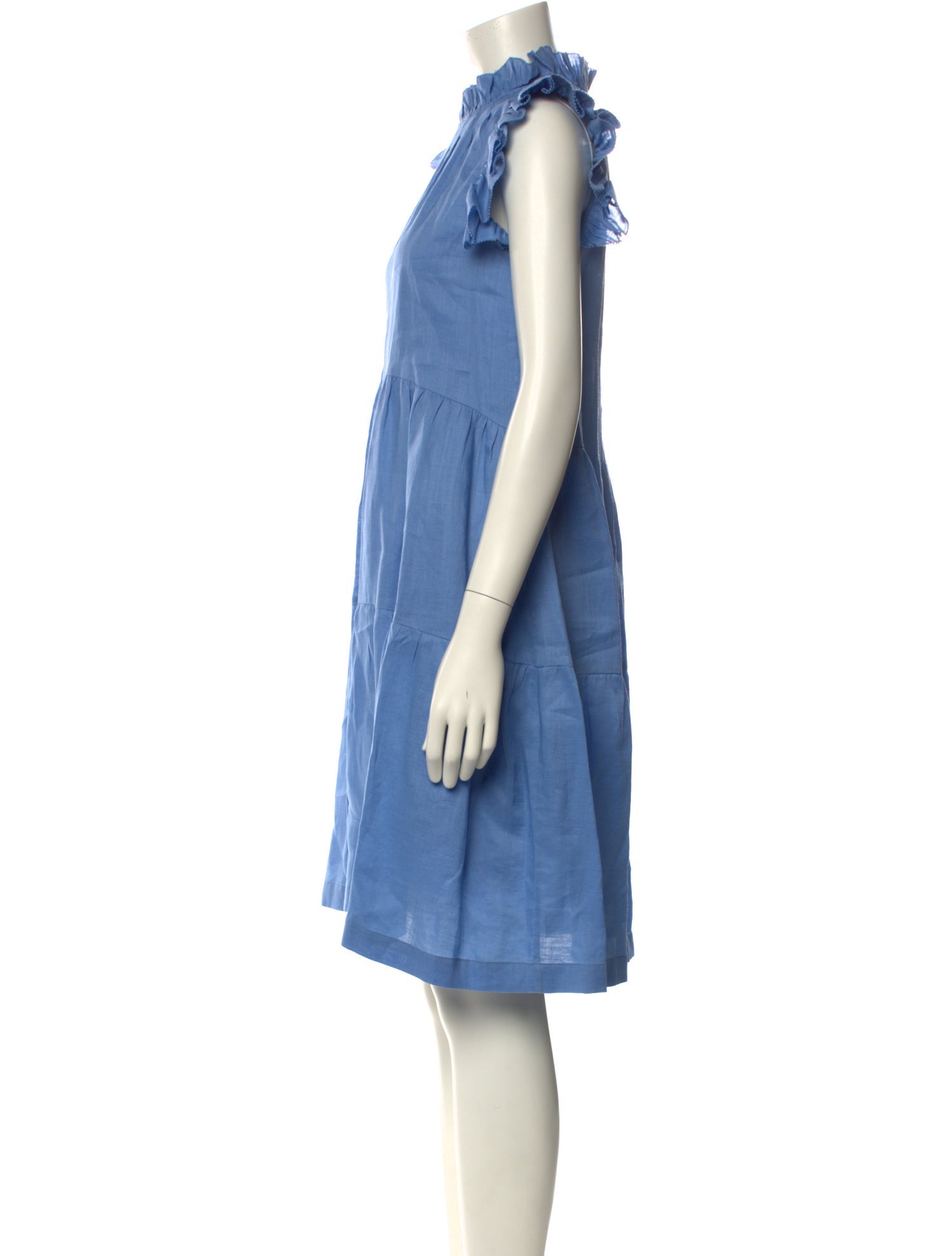 Sea New York Mock Neck Knee-Length Dress