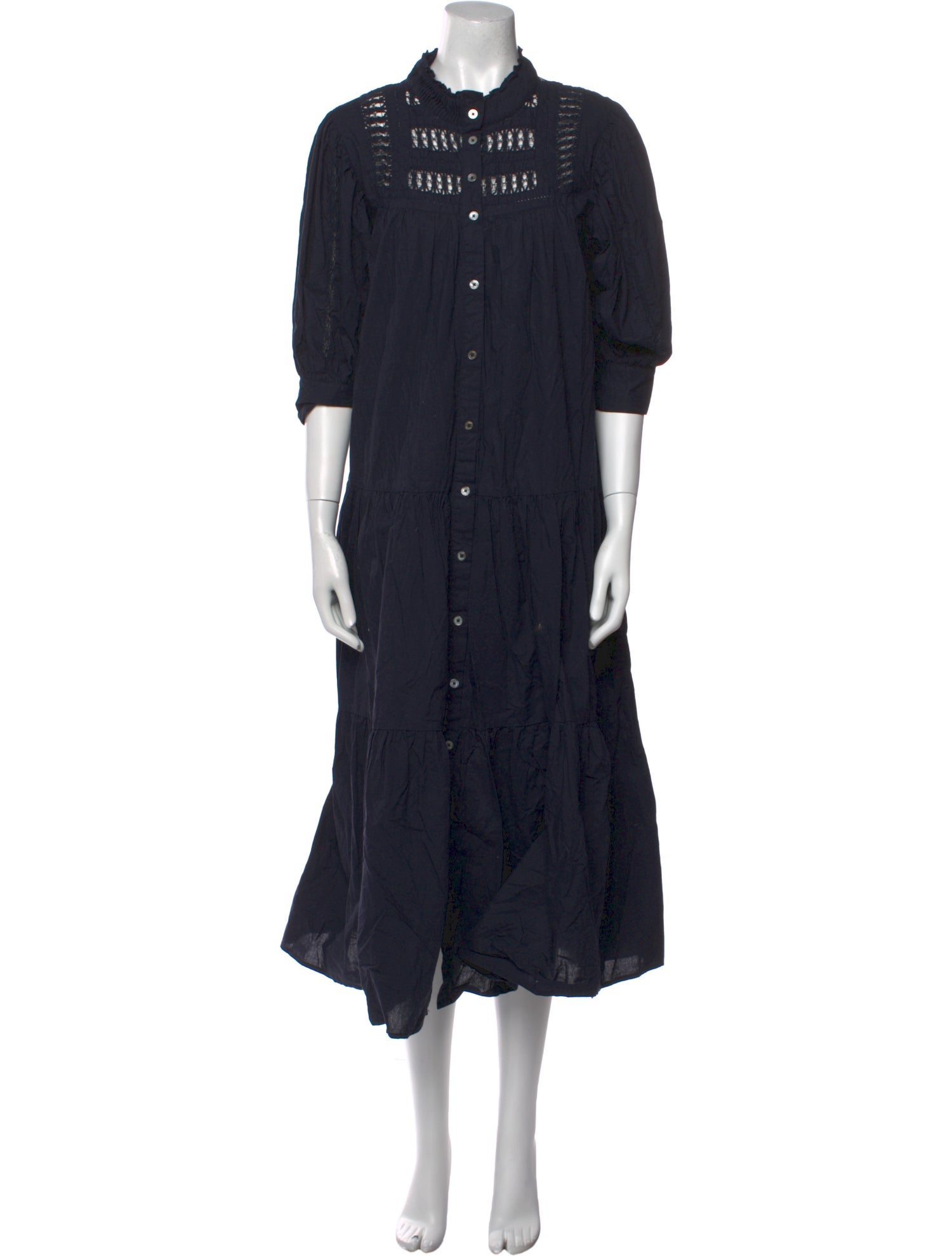 Sea New York Mock Neck Midi Length Dress