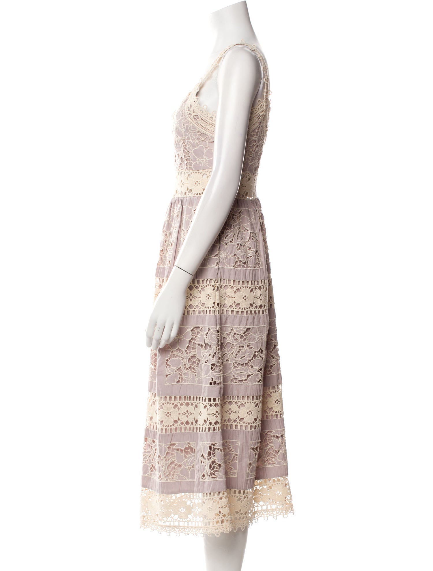 Sea New York Lace Pattern Midi Length Dress w/ Tags