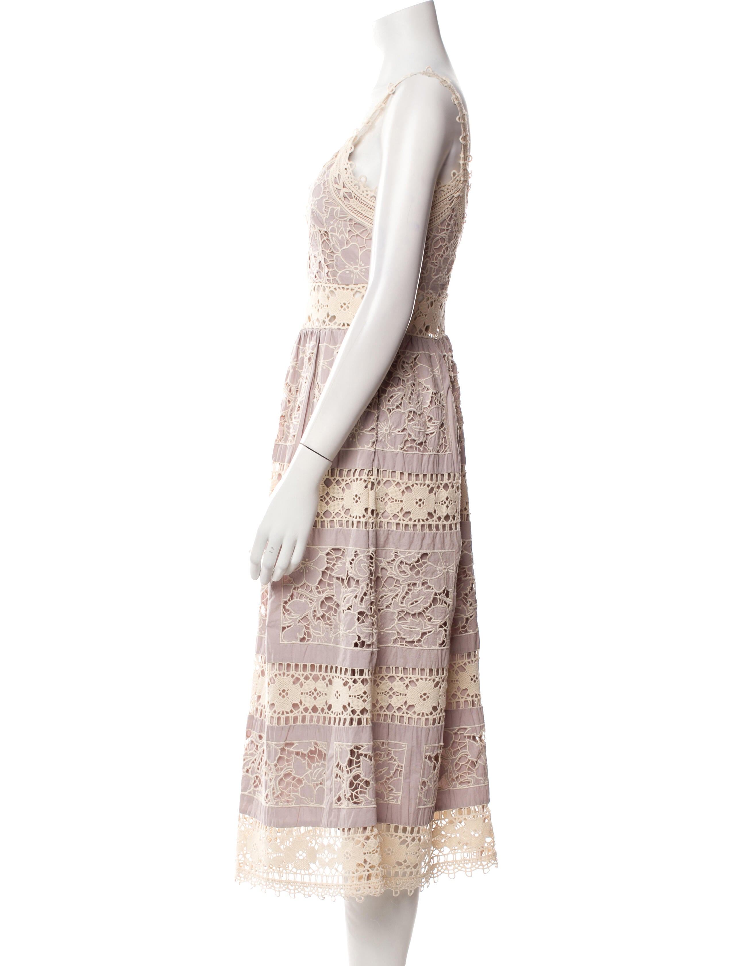 Sea New York Lace Pattern Midi Length Dress w/ Tags