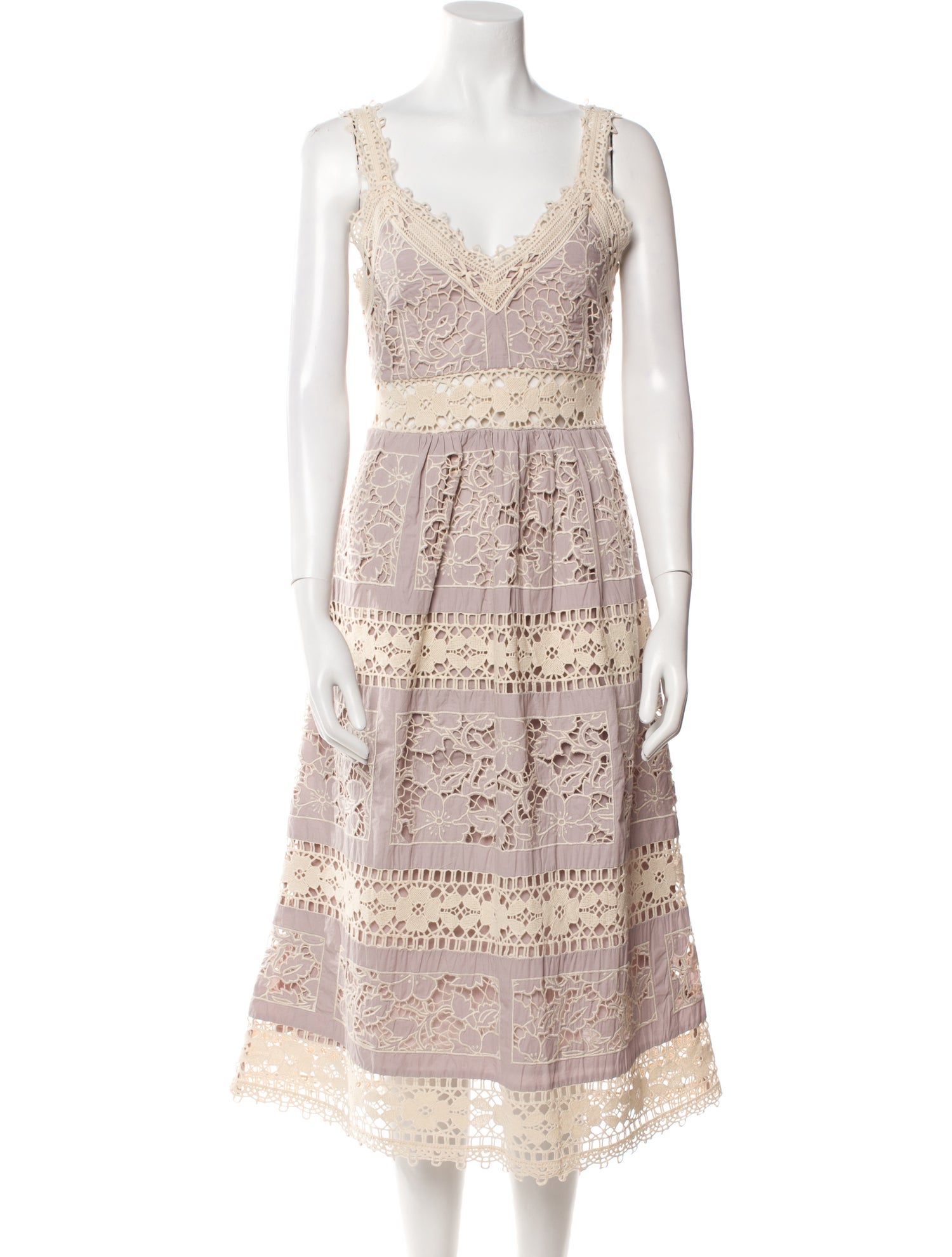 Sea New York Lace Pattern Long Dress w/ Tags