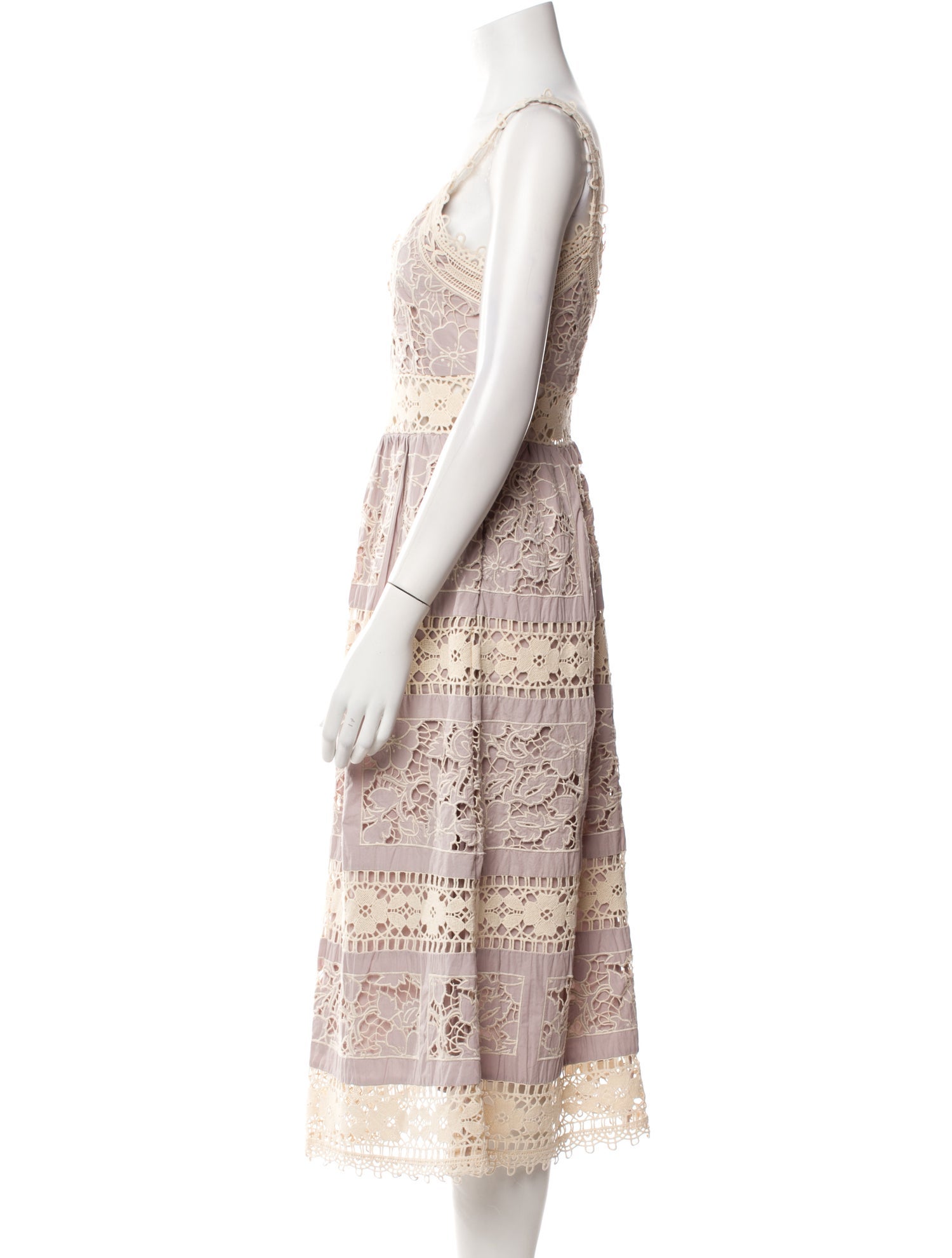 Sea New York Lace Pattern Long Dress w/ Tags