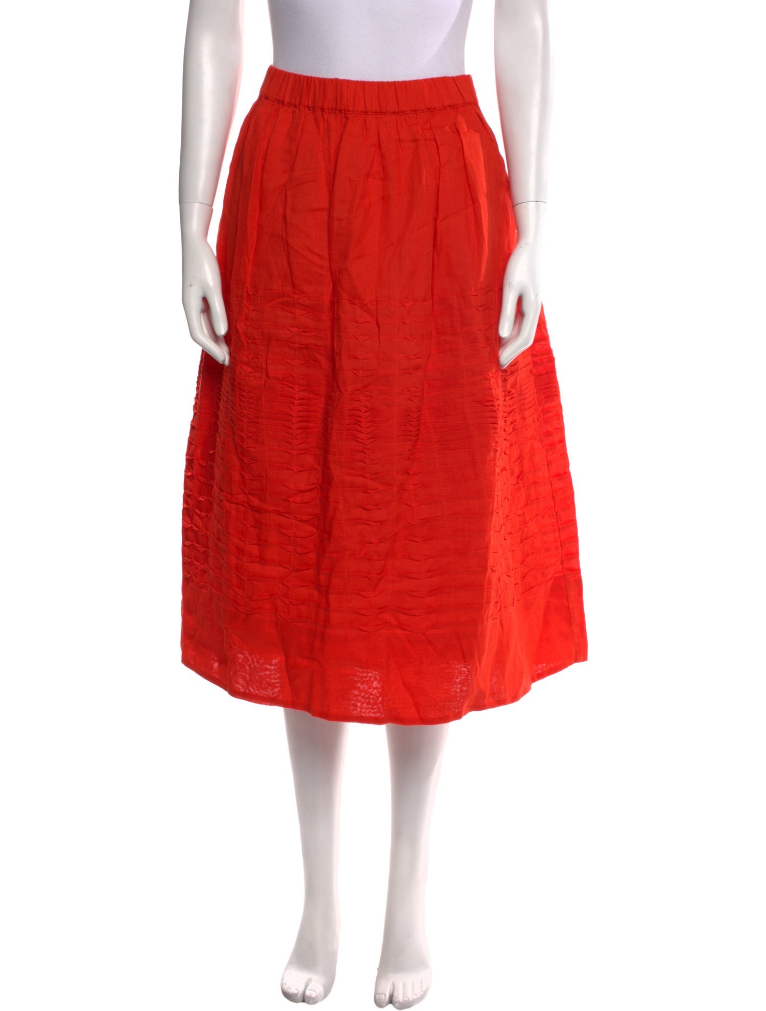 Sea New York Pleated Accents Midi Length Skirt w/ Tags