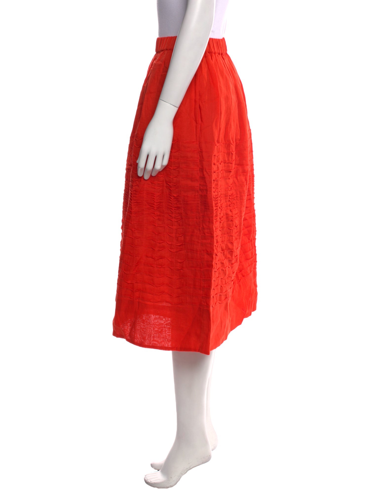 Sea New York Pleated Accents Midi Length Skirt w/ Tags