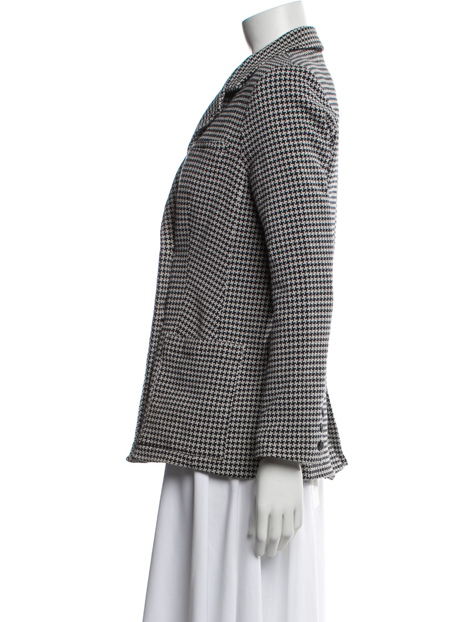 Sea New York Houndstooth Print Coat