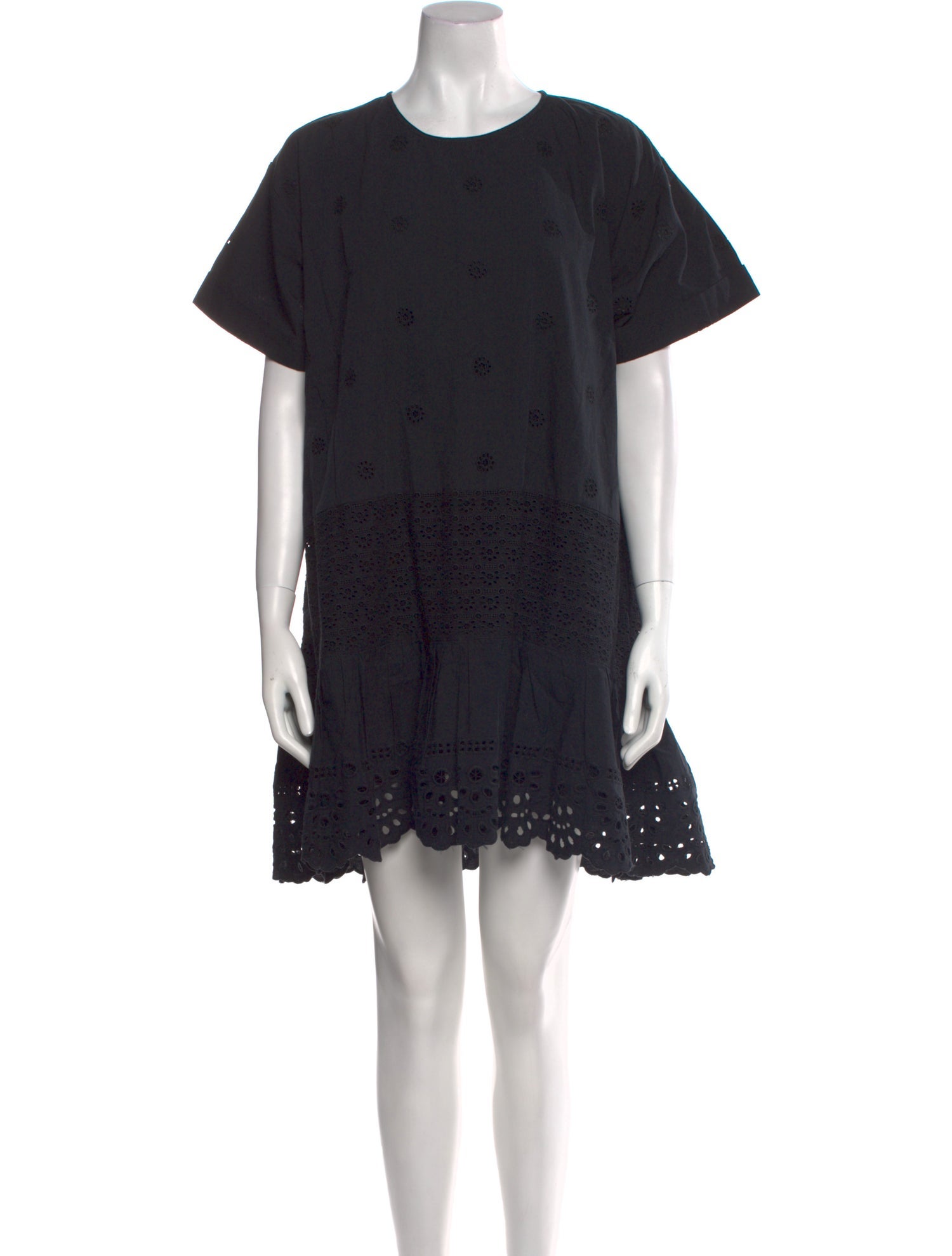 Sea New York Crew Neck Mini Dress