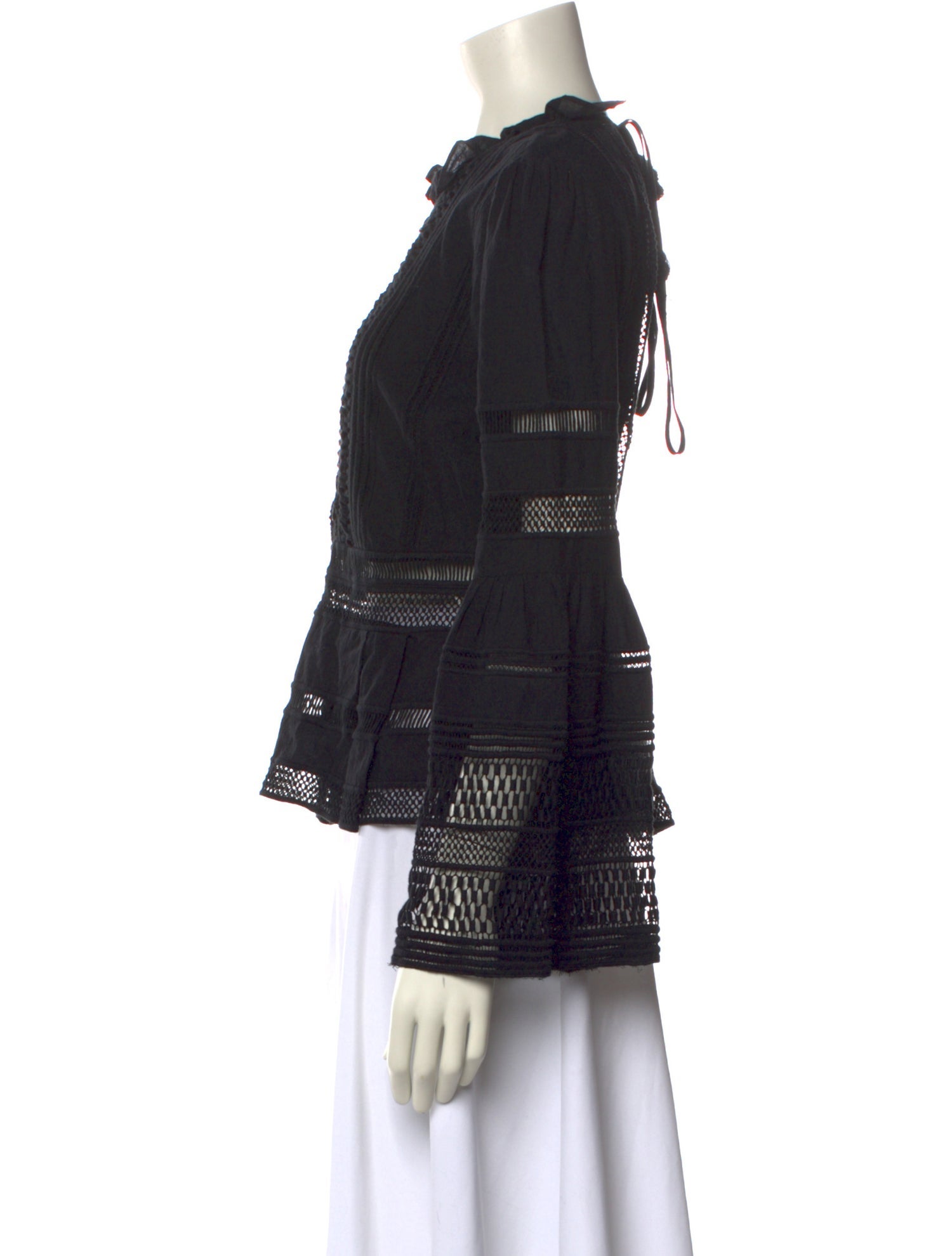 Sea New York V-Neck Long Sleeve Blouse