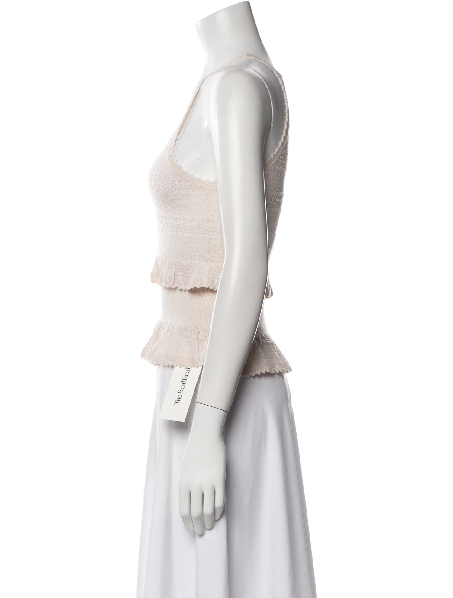 Sea New York Merino Wool Scoop Neck Crop Top