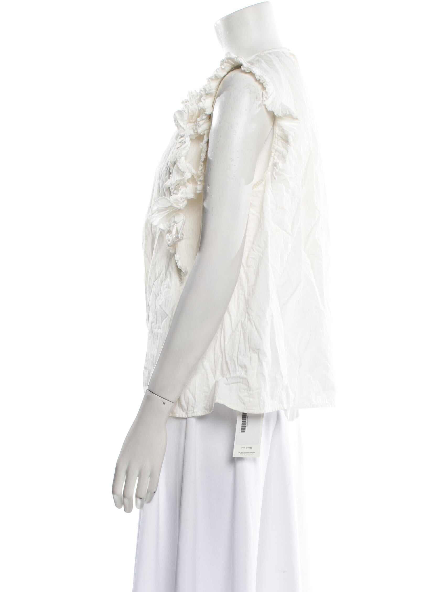 Sea New York Mock Neck Sleeveless Blouse