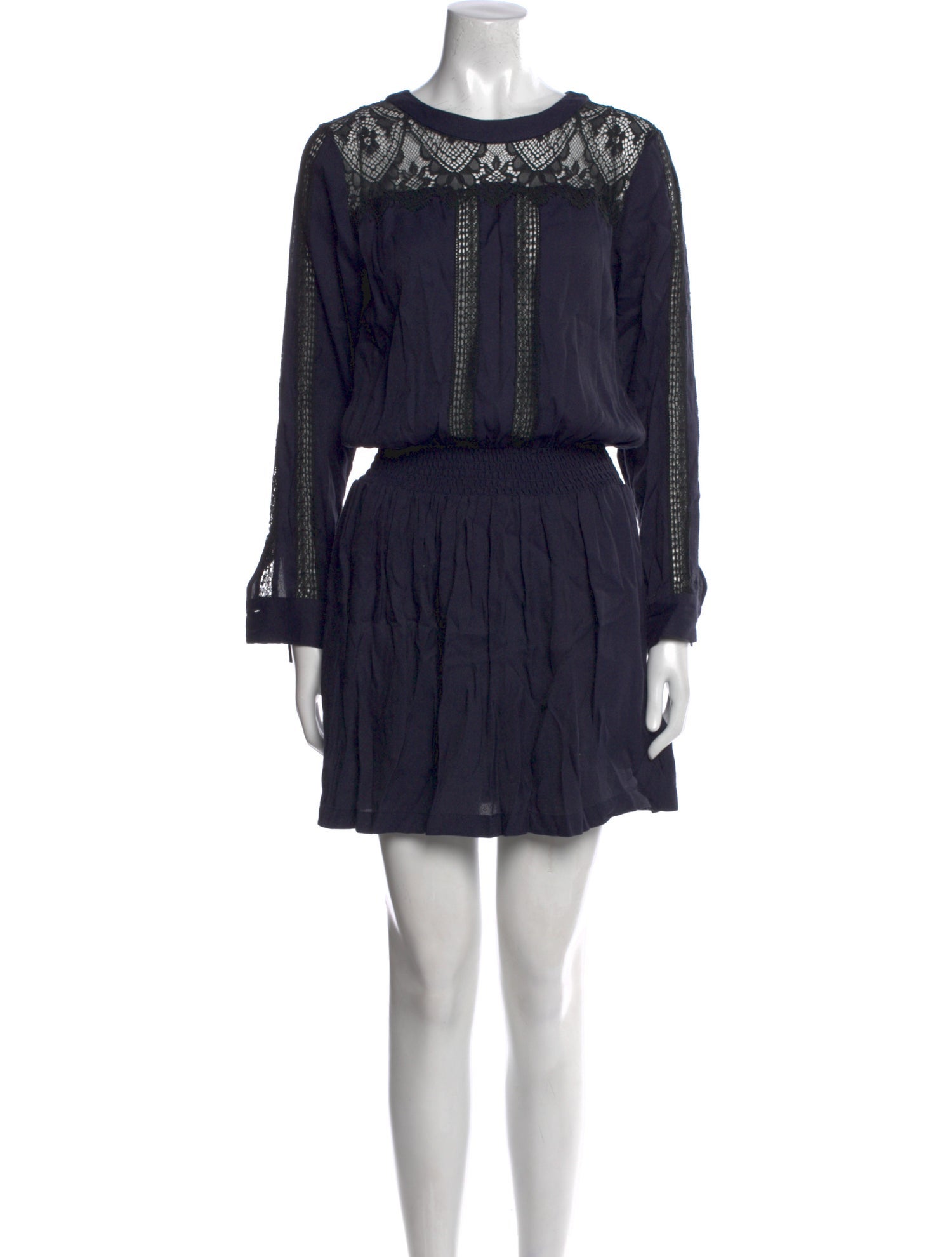 Sea New York Bateau Neckline Mini Dress