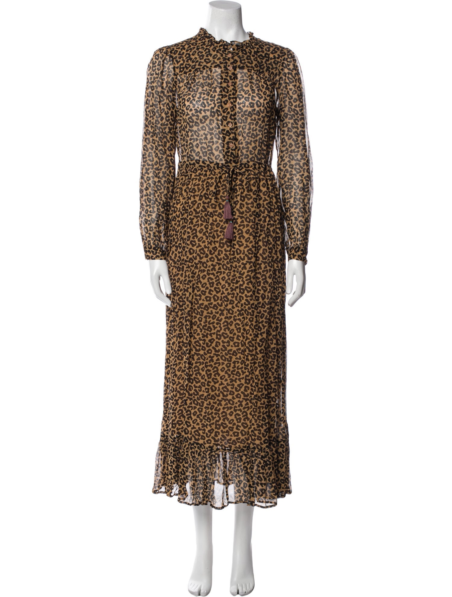 Sea New York Animal Print Long Dress