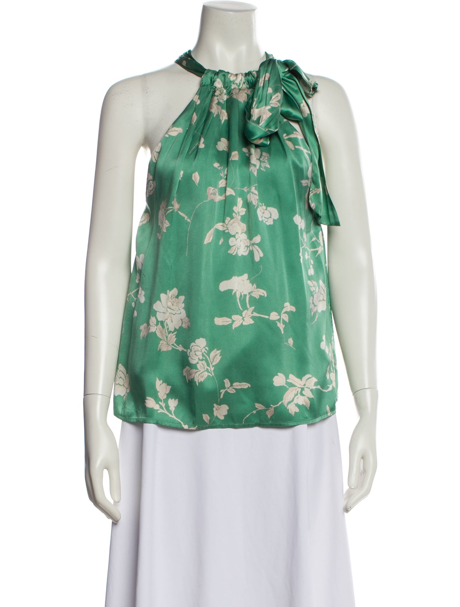 Sea New York Silk Floral Print Blouse