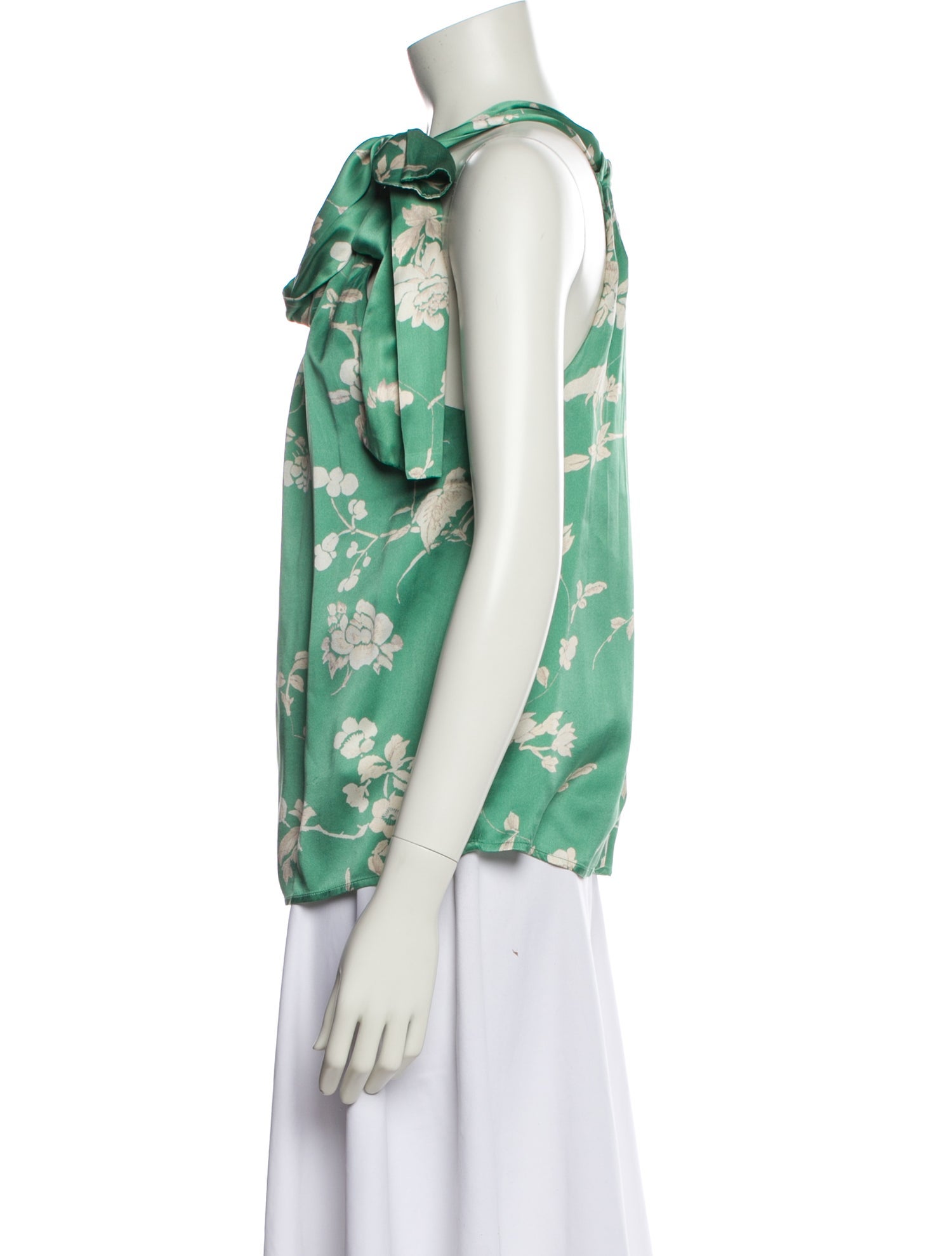 Sea New York Silk Floral Print Blouse