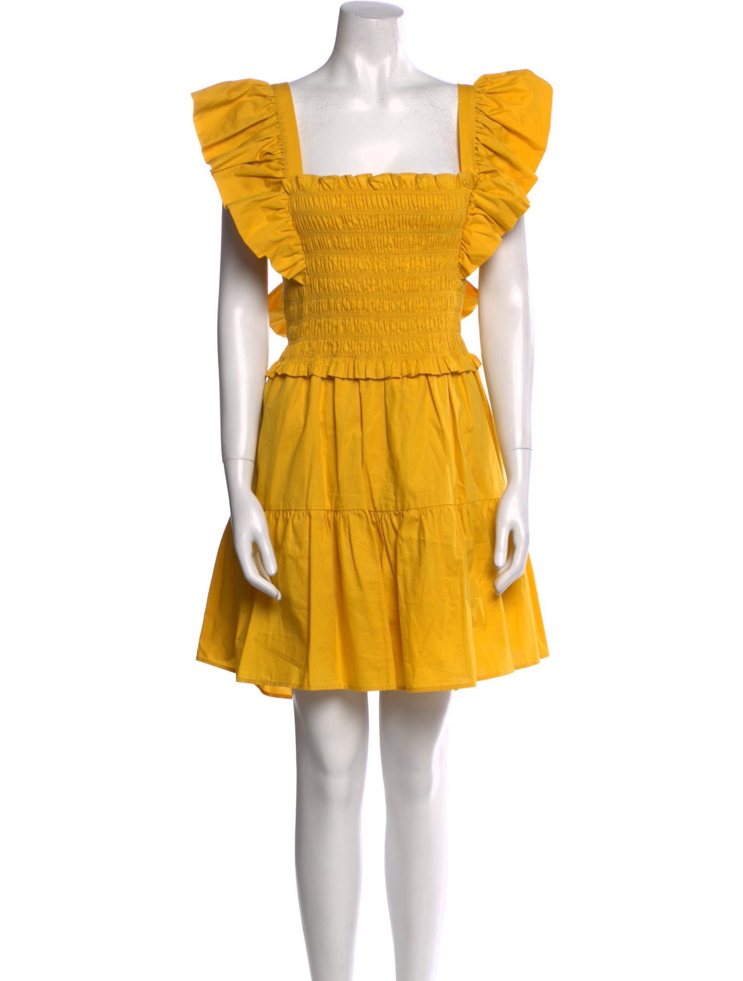 Sea New York Square Neckline Knee-Length Dress