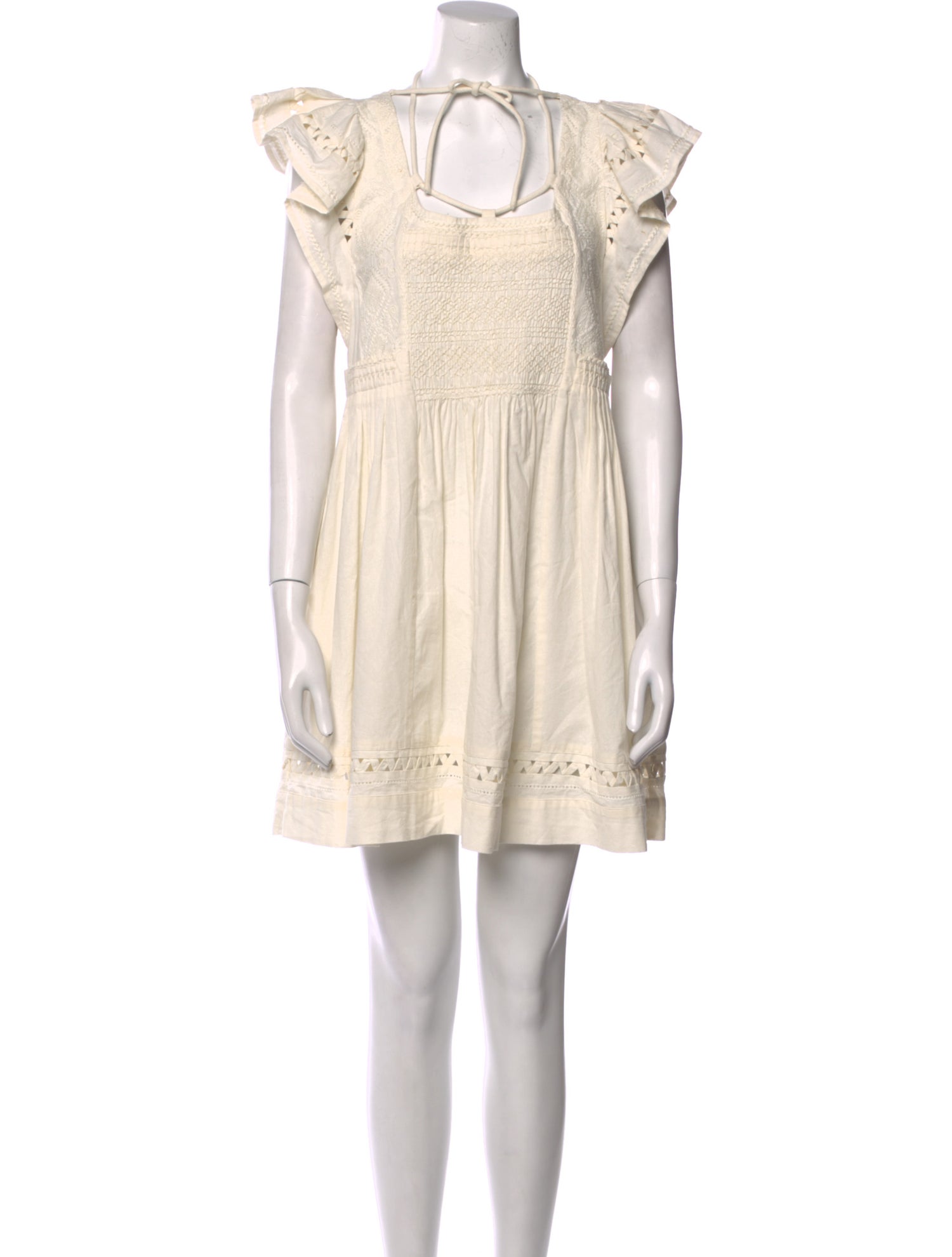 Sea New York Scoop Neck Mini Dress