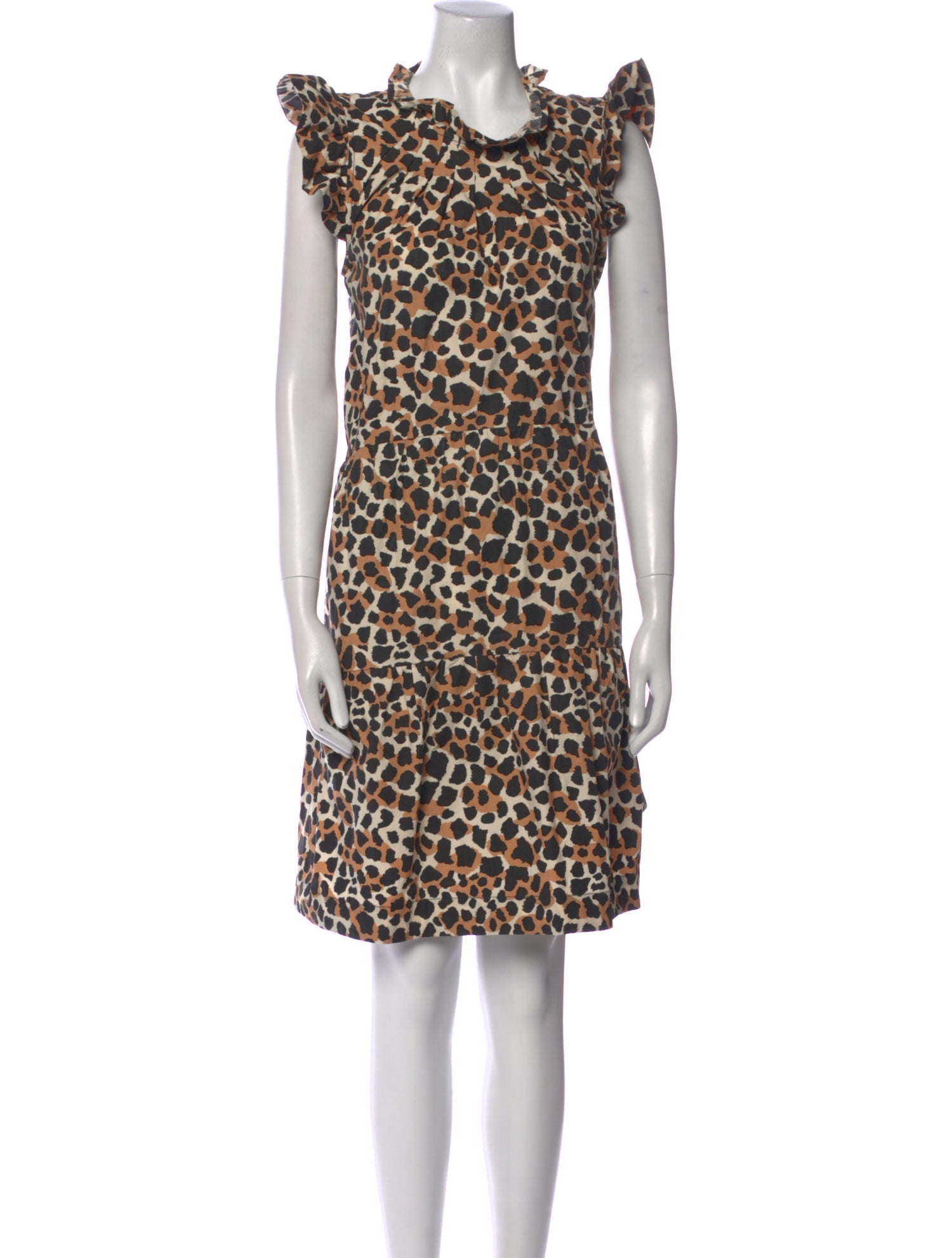 Sea New York Animal Print Knee-Length Dress