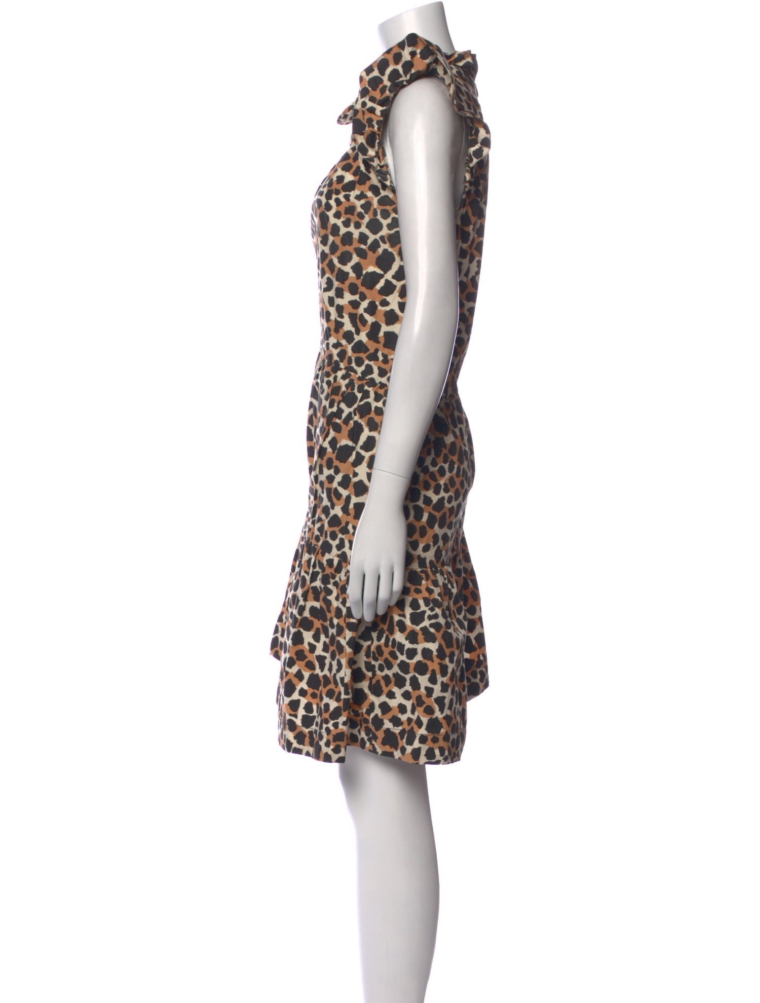 Sea New York Animal Print Knee-Length Dress
