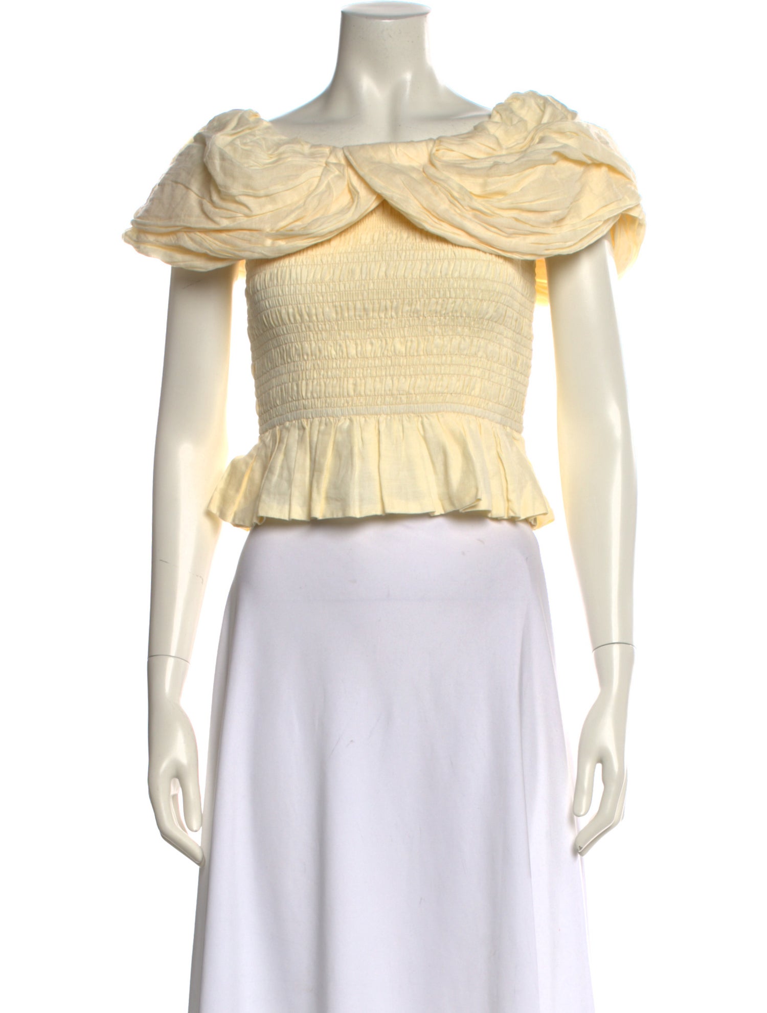 Sea New York Scoop Neck Short Sleeve Crop Top