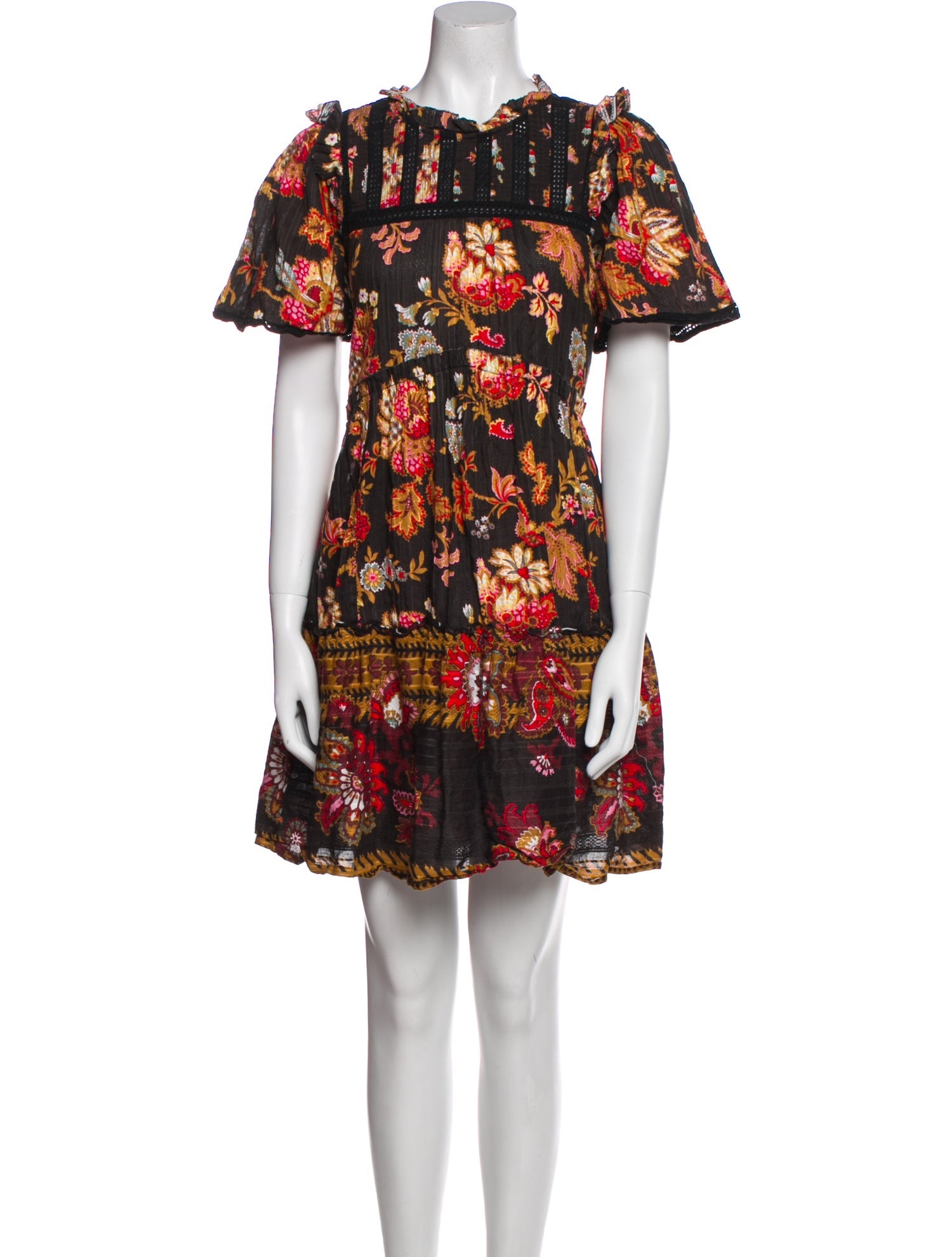 Sea New York Floral Print Mini Dress