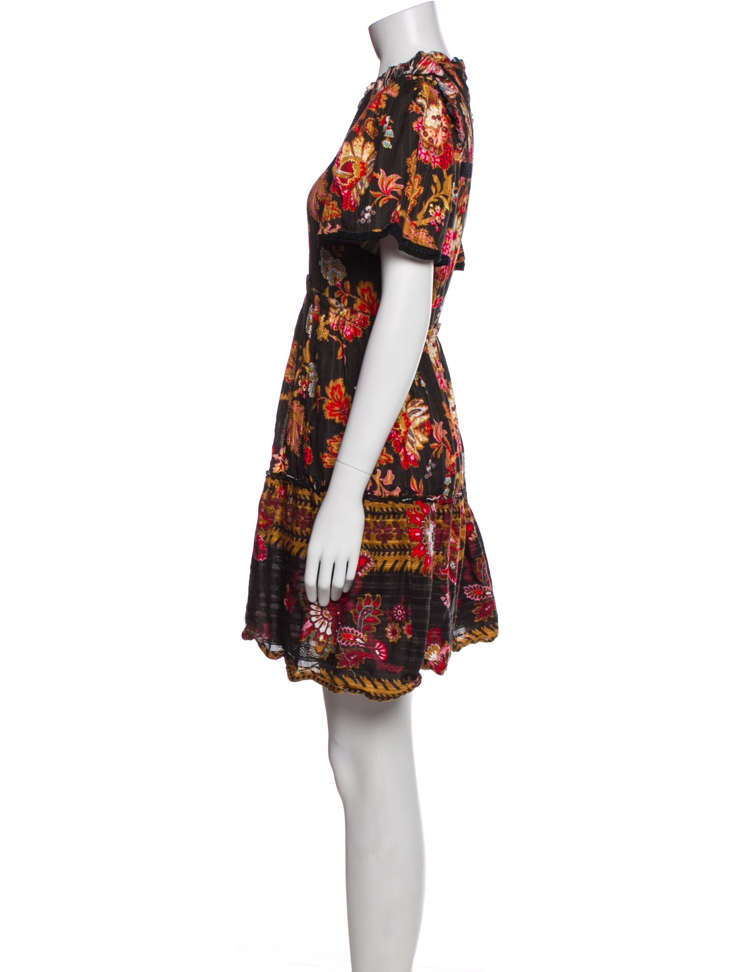 Sea New York Floral Print Mini Dress