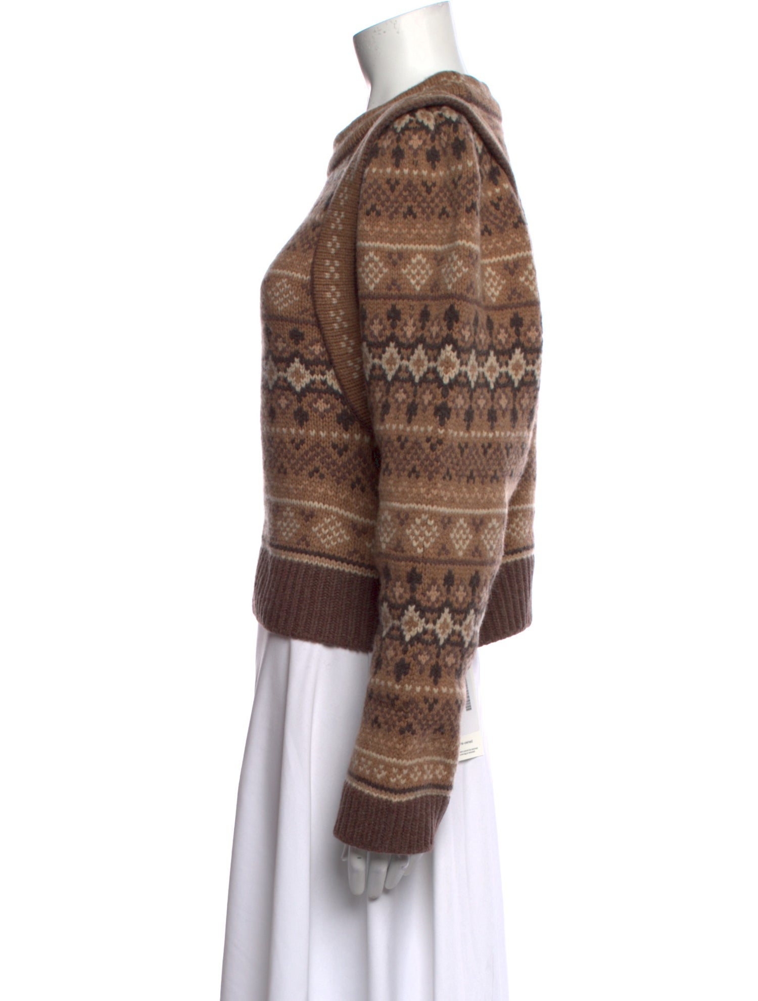 Sea New York Merino Wool Printed Sweater w/ Tags