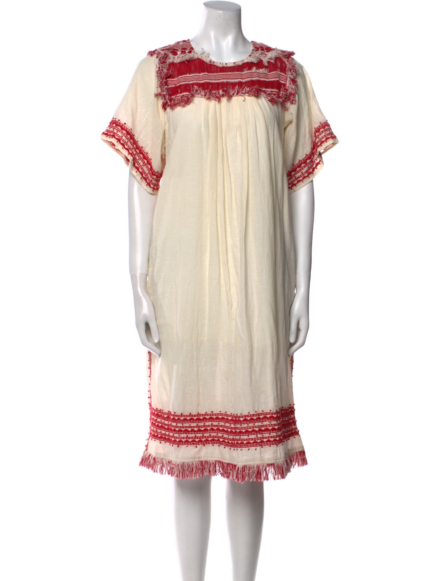 Sea New York Striped Knee-Length Dress