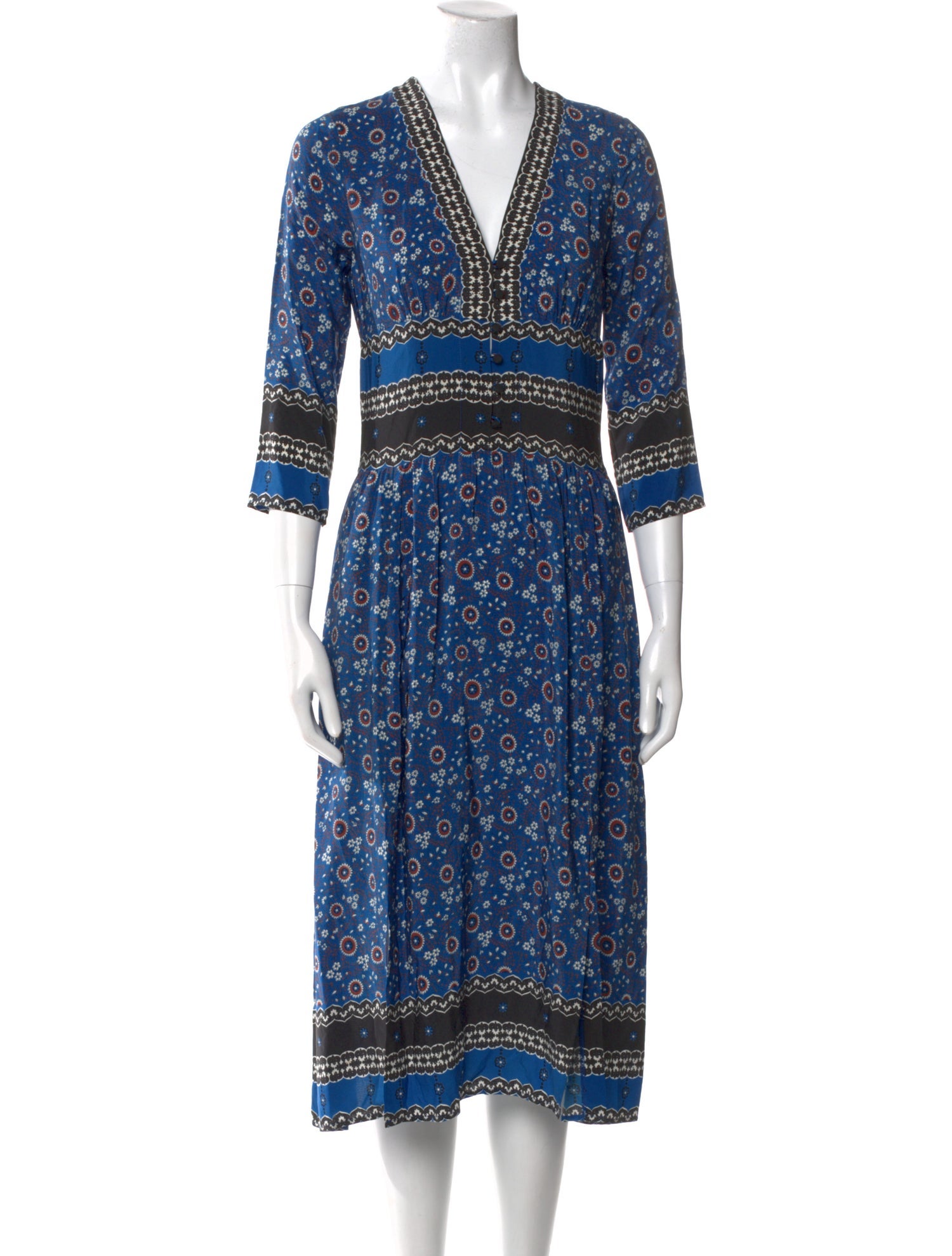 Sea New York Silk Midi Length Dress