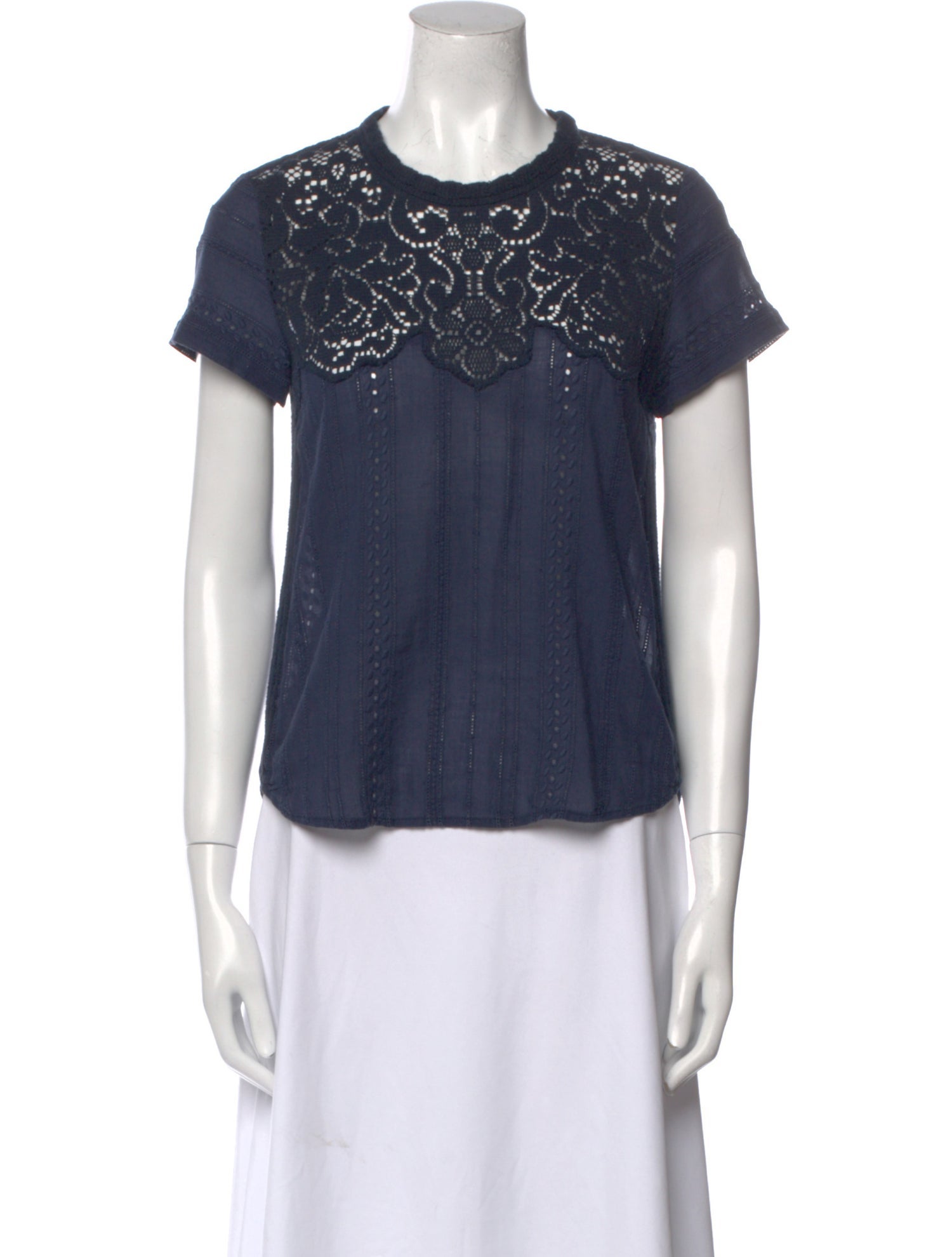 Sea New York Crew Neck Short Sleeve Top