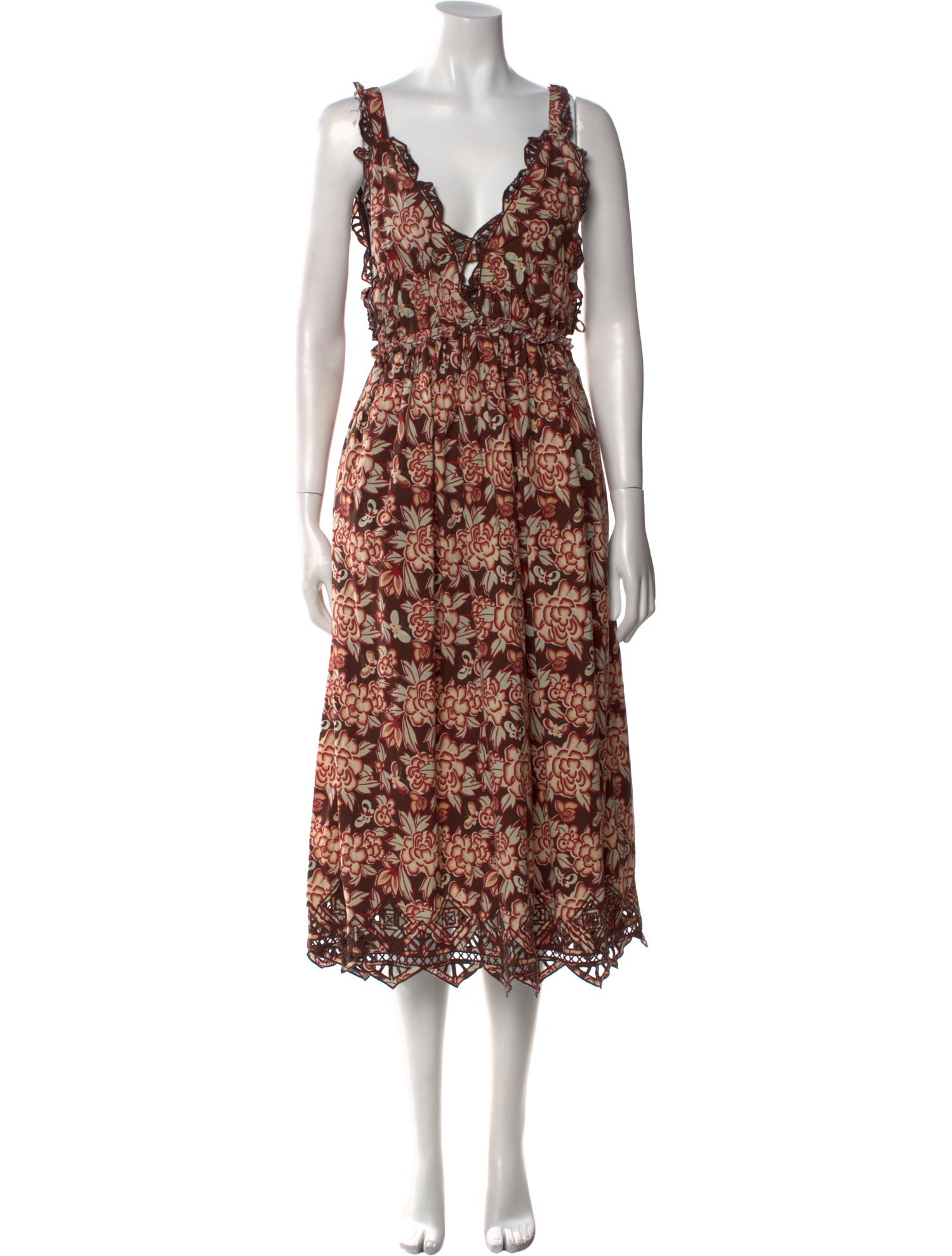 Sea New York Floral Print Long Dress