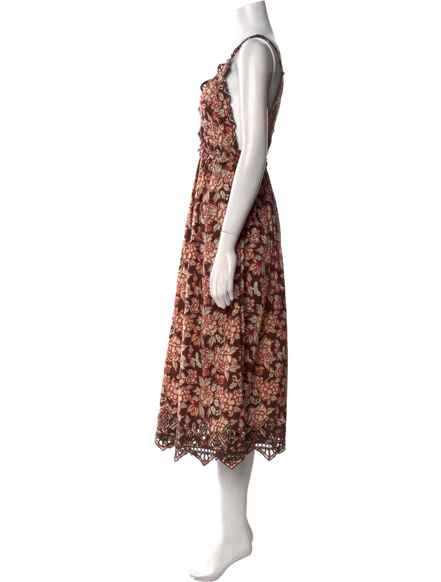 Sea New York Floral Print Long Dress