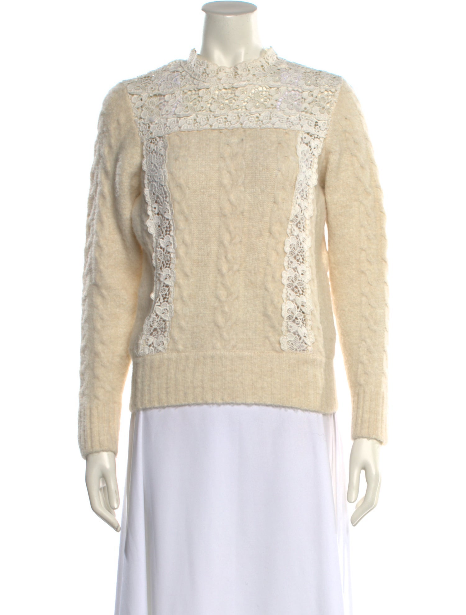 Sea New York Printed Mock Neck Sweater