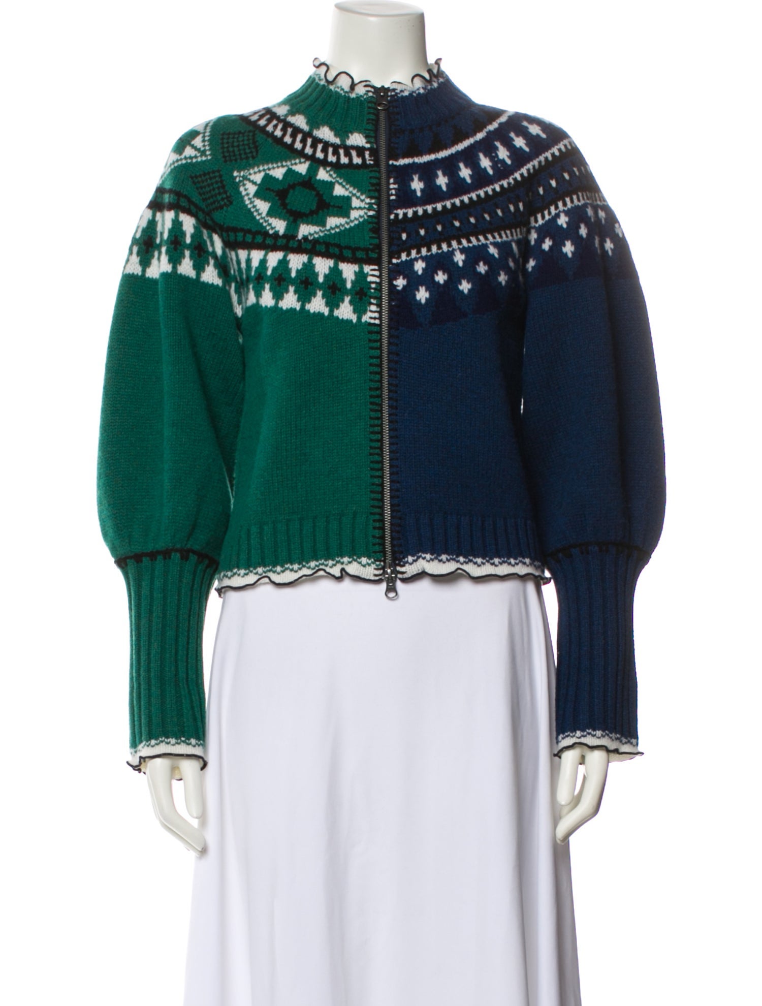 Sea New York Merino Wool Printed Jacket