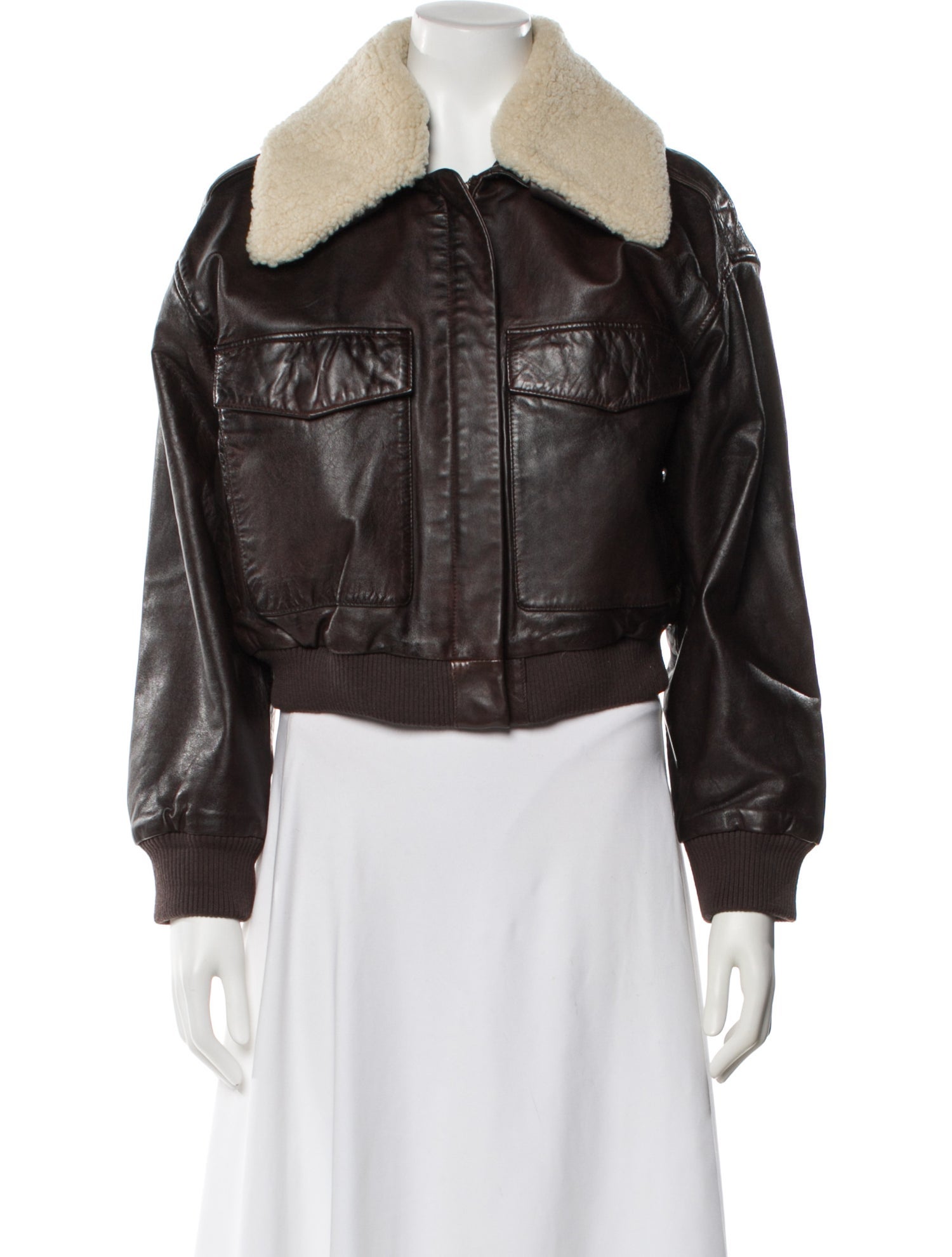 Sea New York Leather Biker Jacket