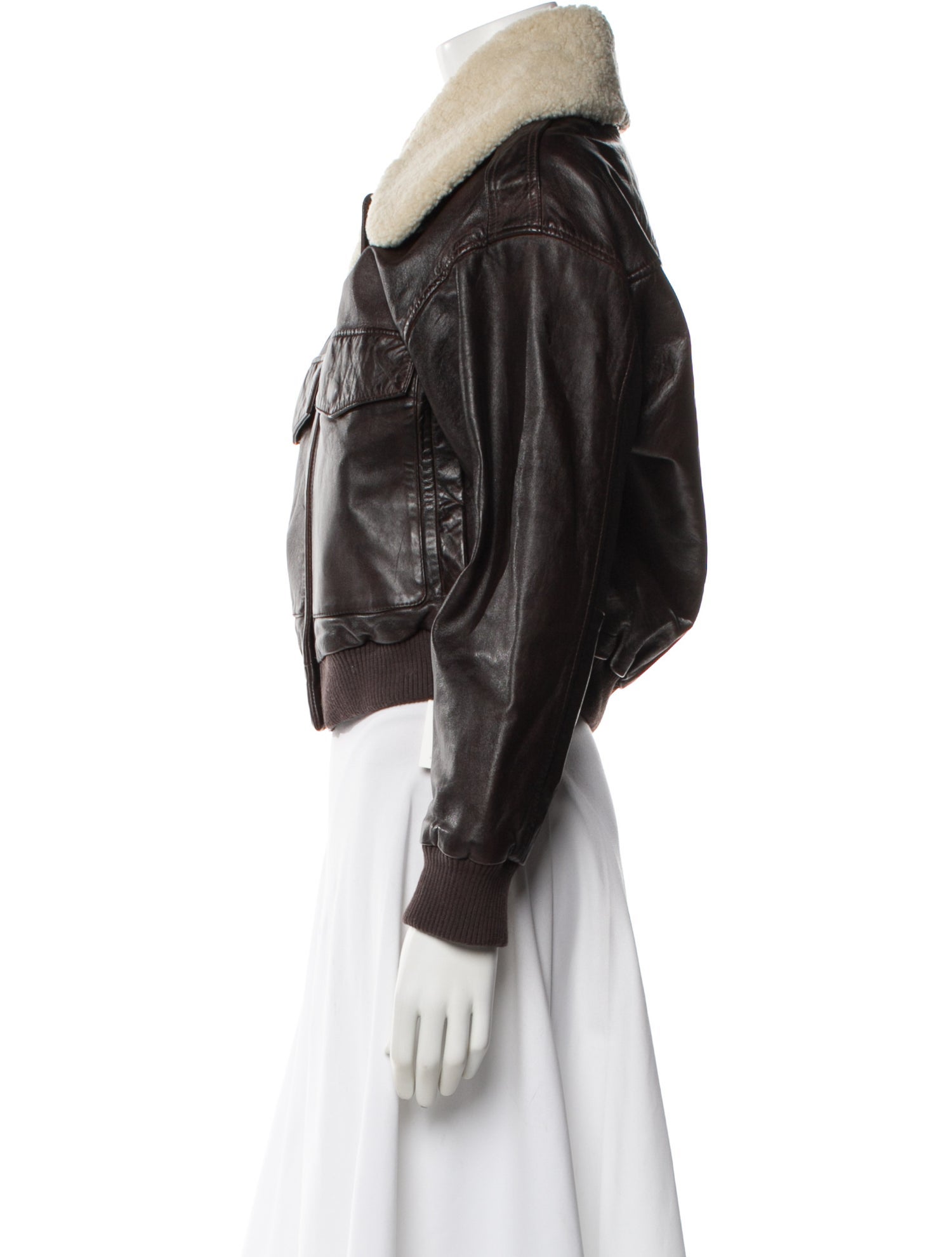 Sea New York Leather Biker Jacket