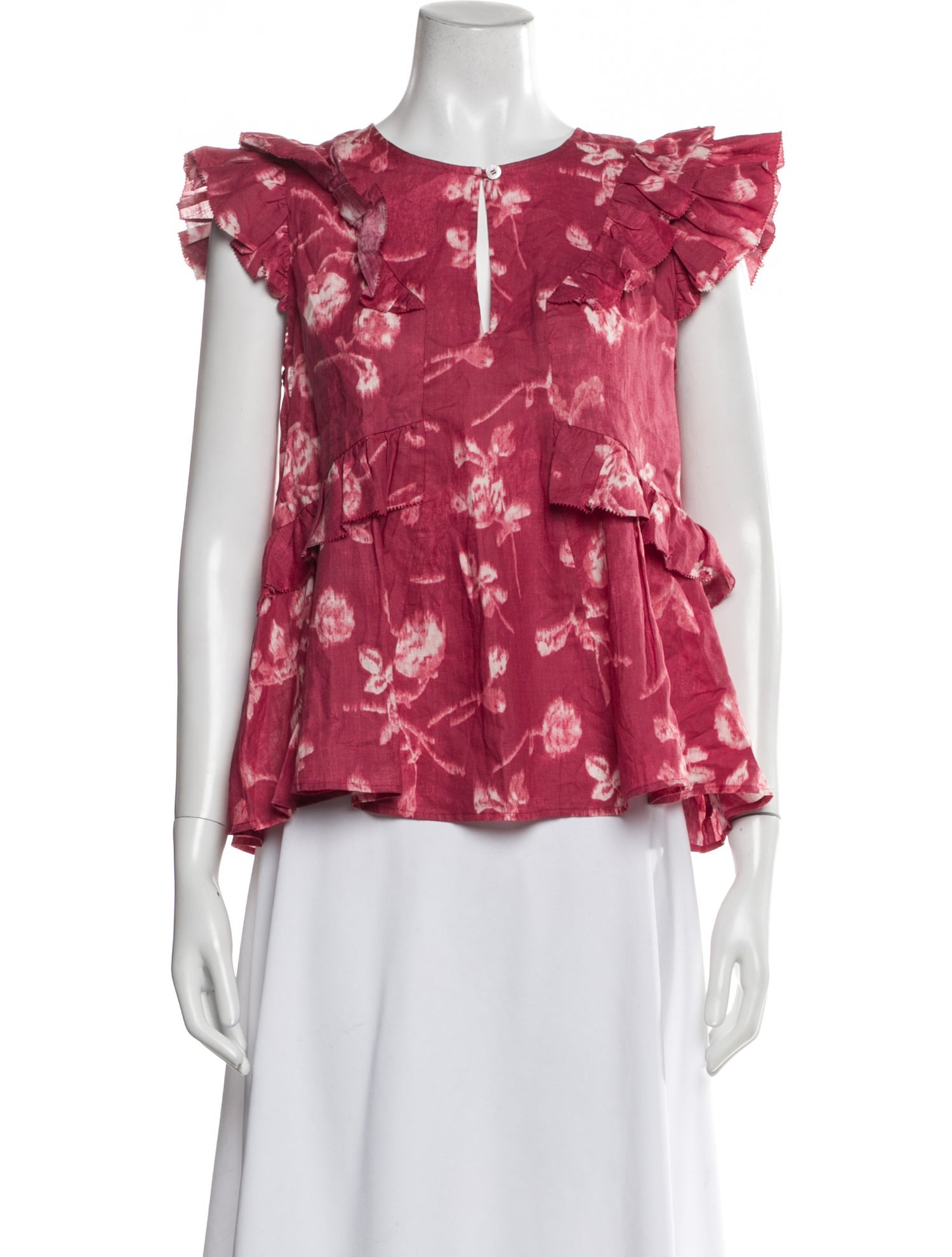 Sea New York Floral Print Crew Neck Top w/ Tags