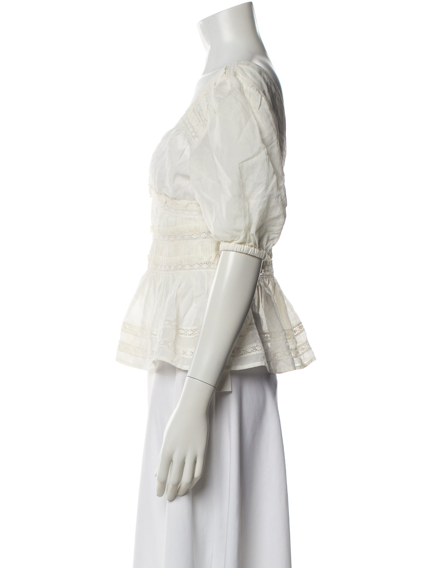 Sea New York V-Neck Three-Quarter Sleeve Blouse