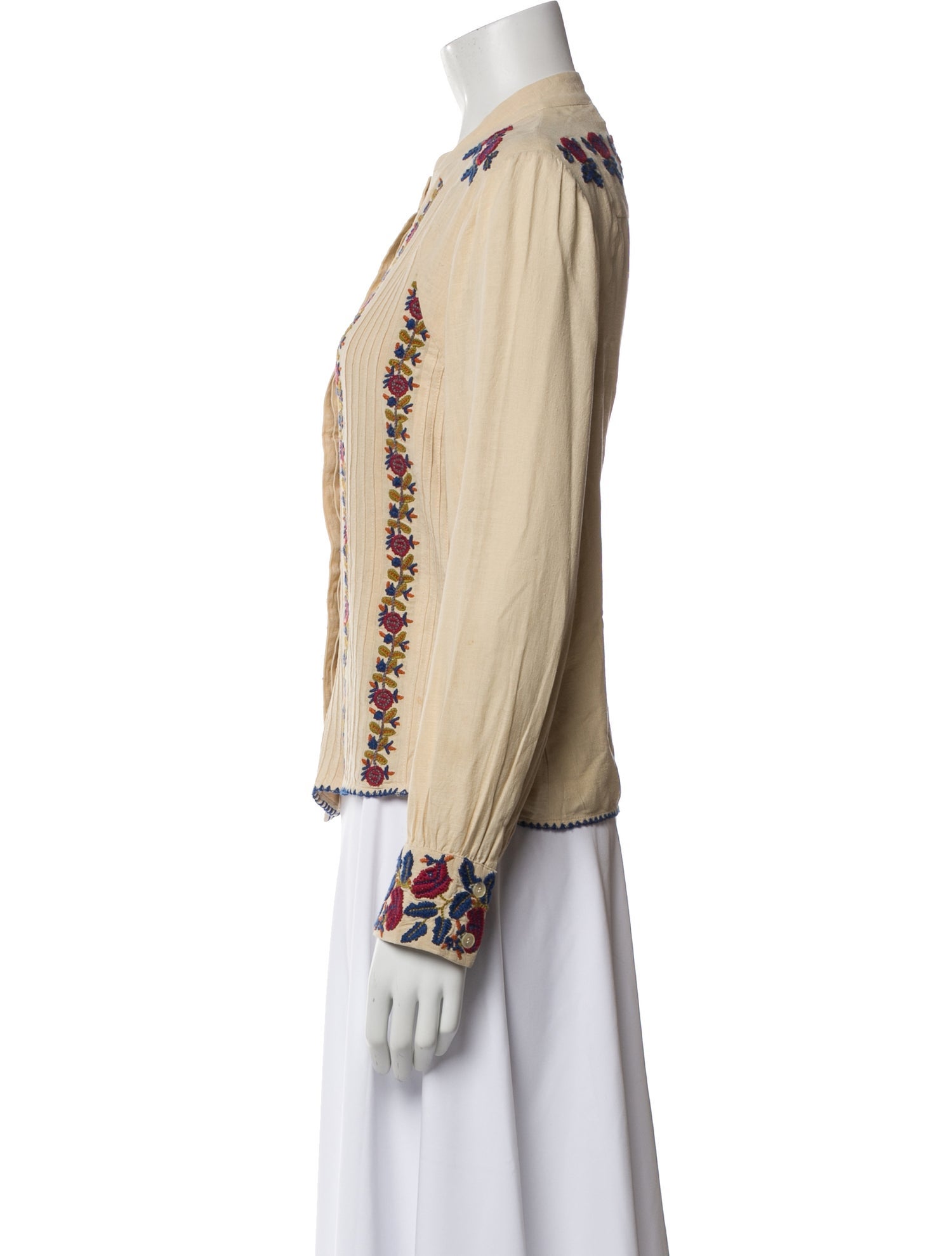 Sea New York Silk Floral Print Blouse