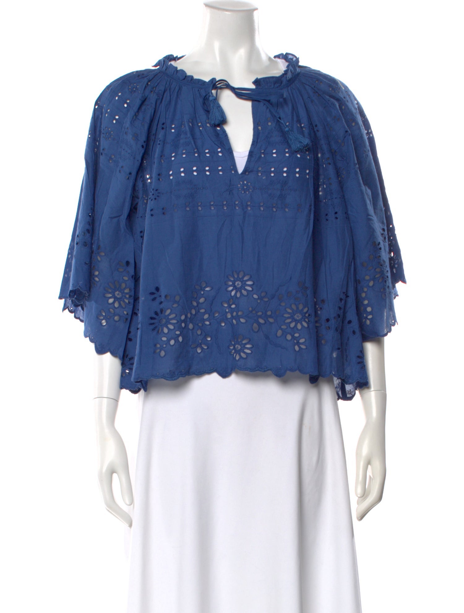 Sea New York Floral Print V-Neck Blouse