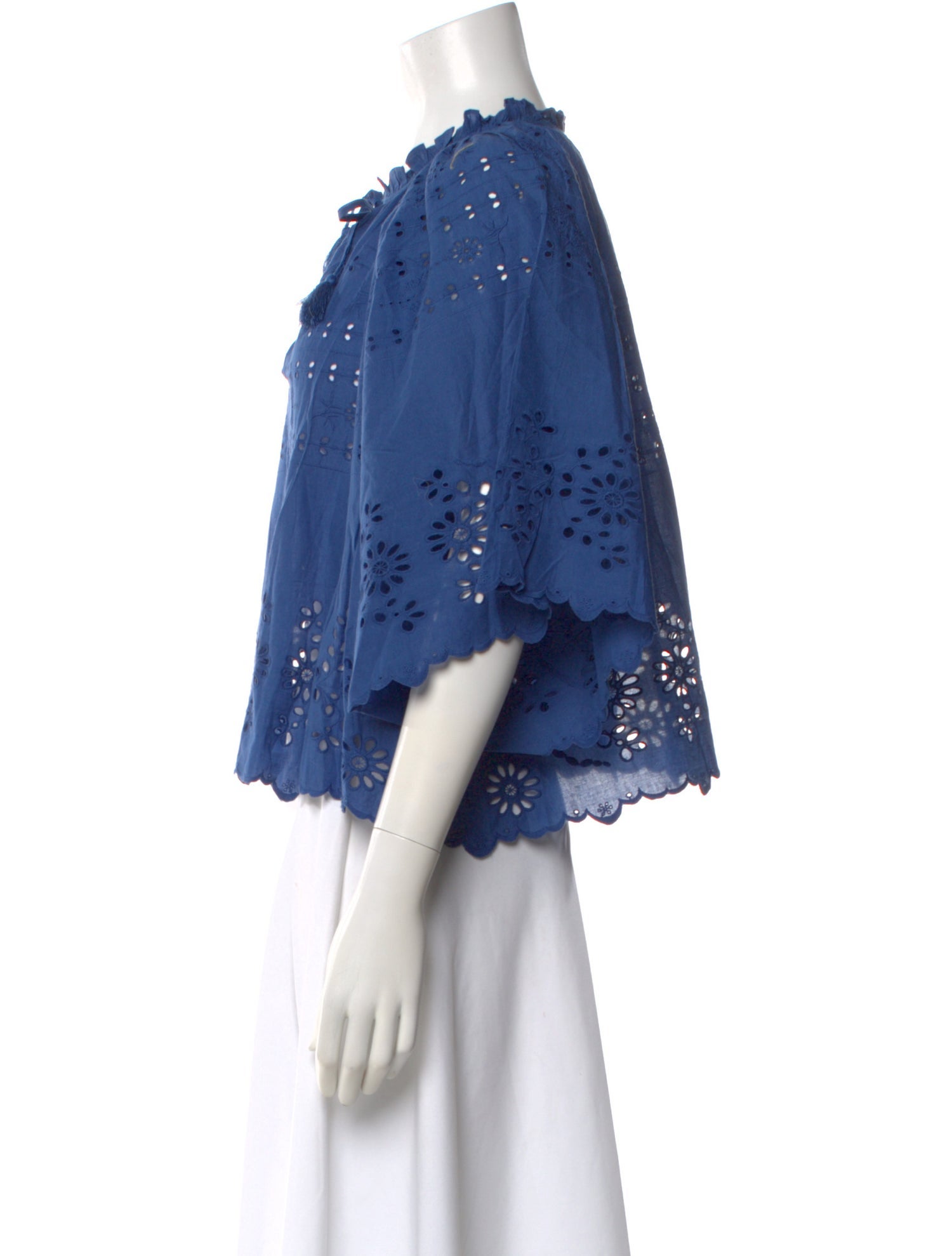 Sea New York Floral Print V-Neck Blouse