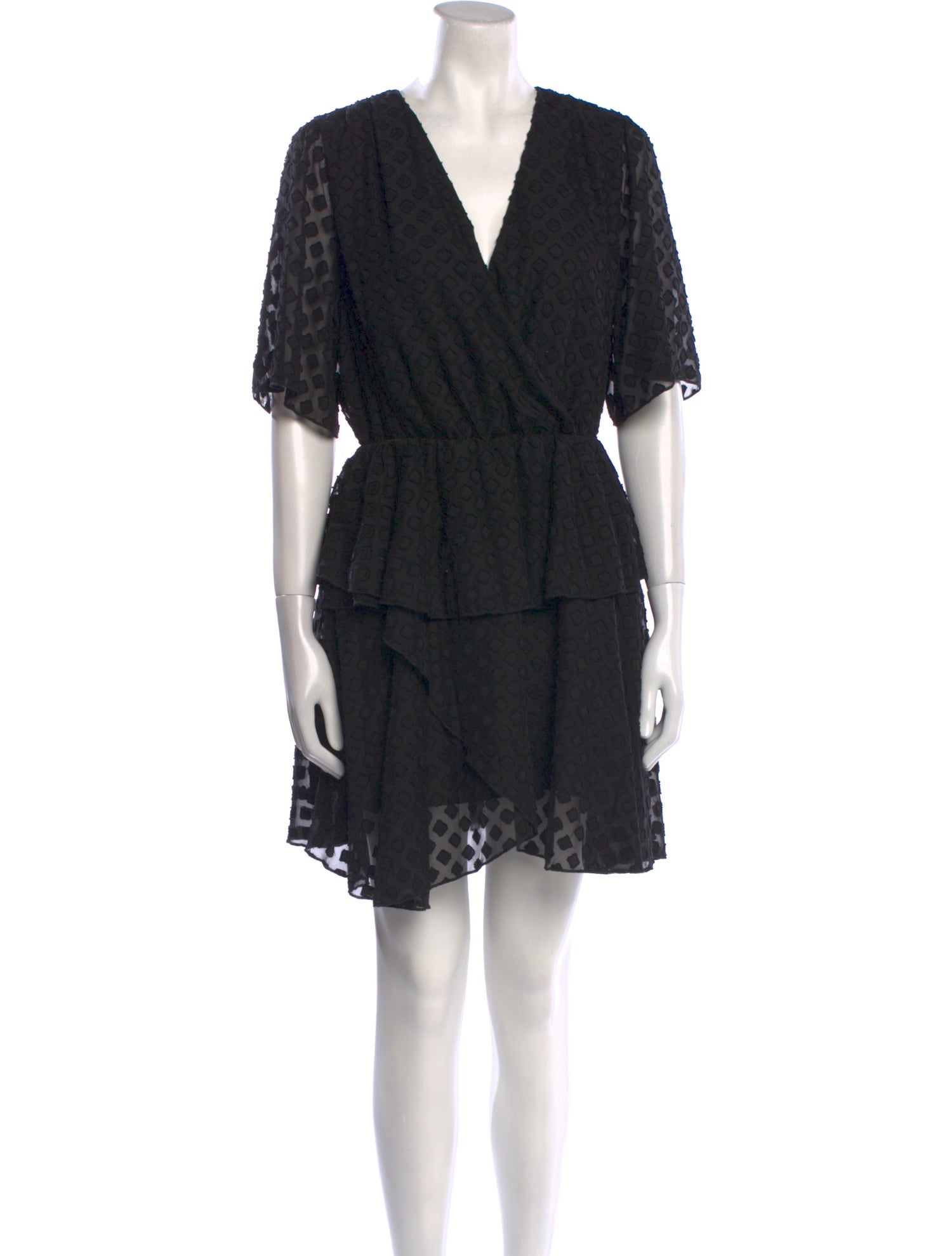 Senlis V-Neck Mini Dress