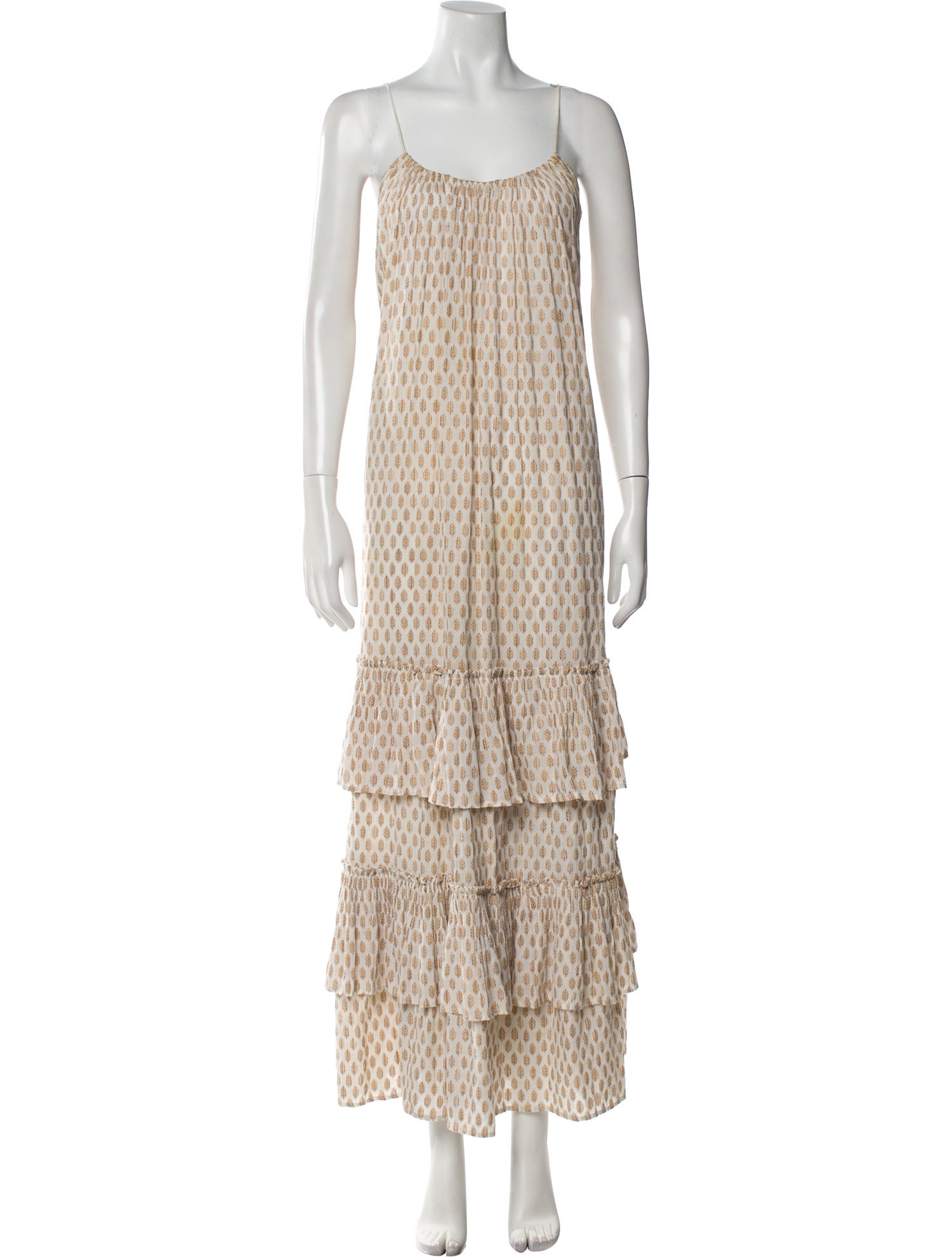 Senlis Printed Long Dress