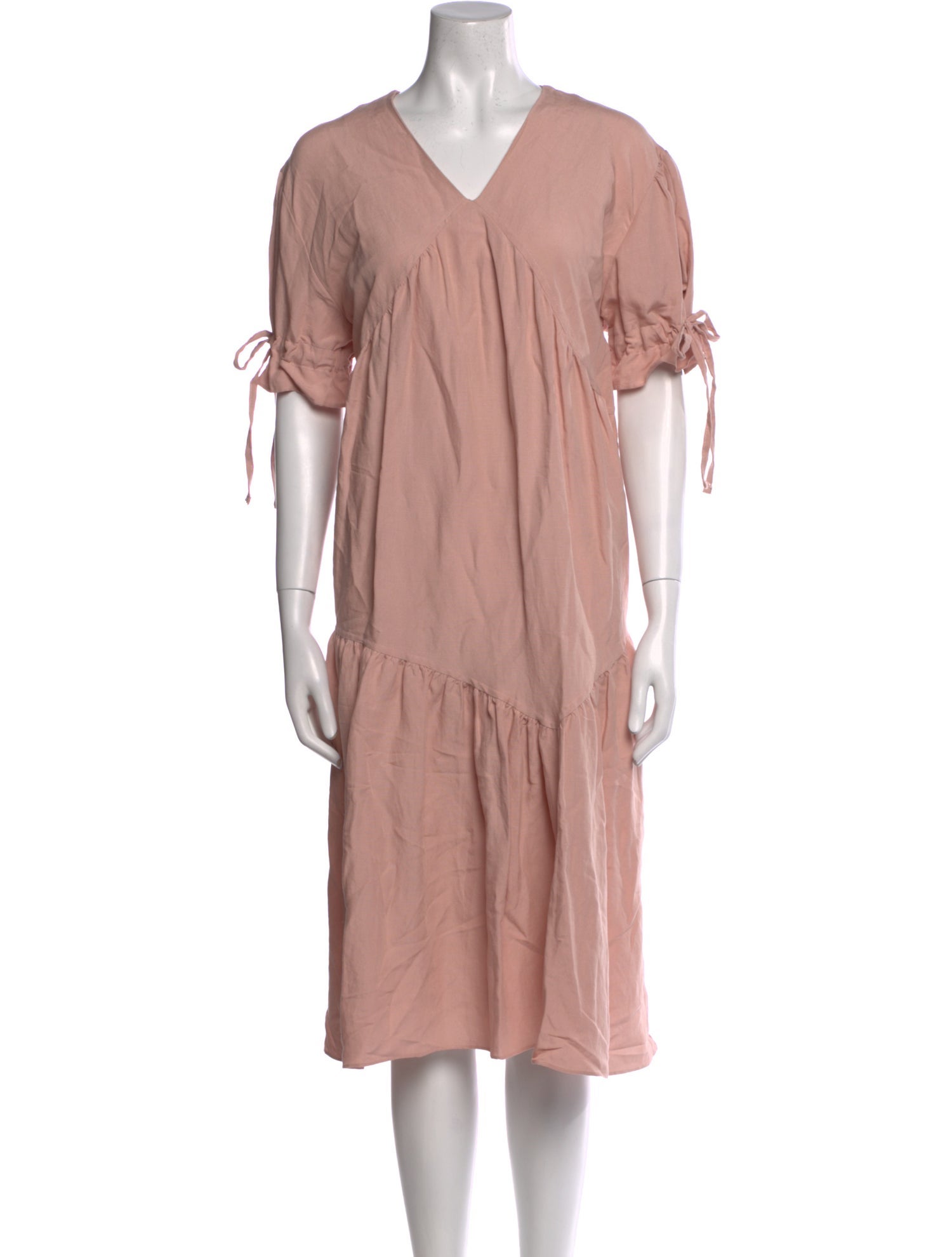 Senlis V-Neck Midi Length Dress