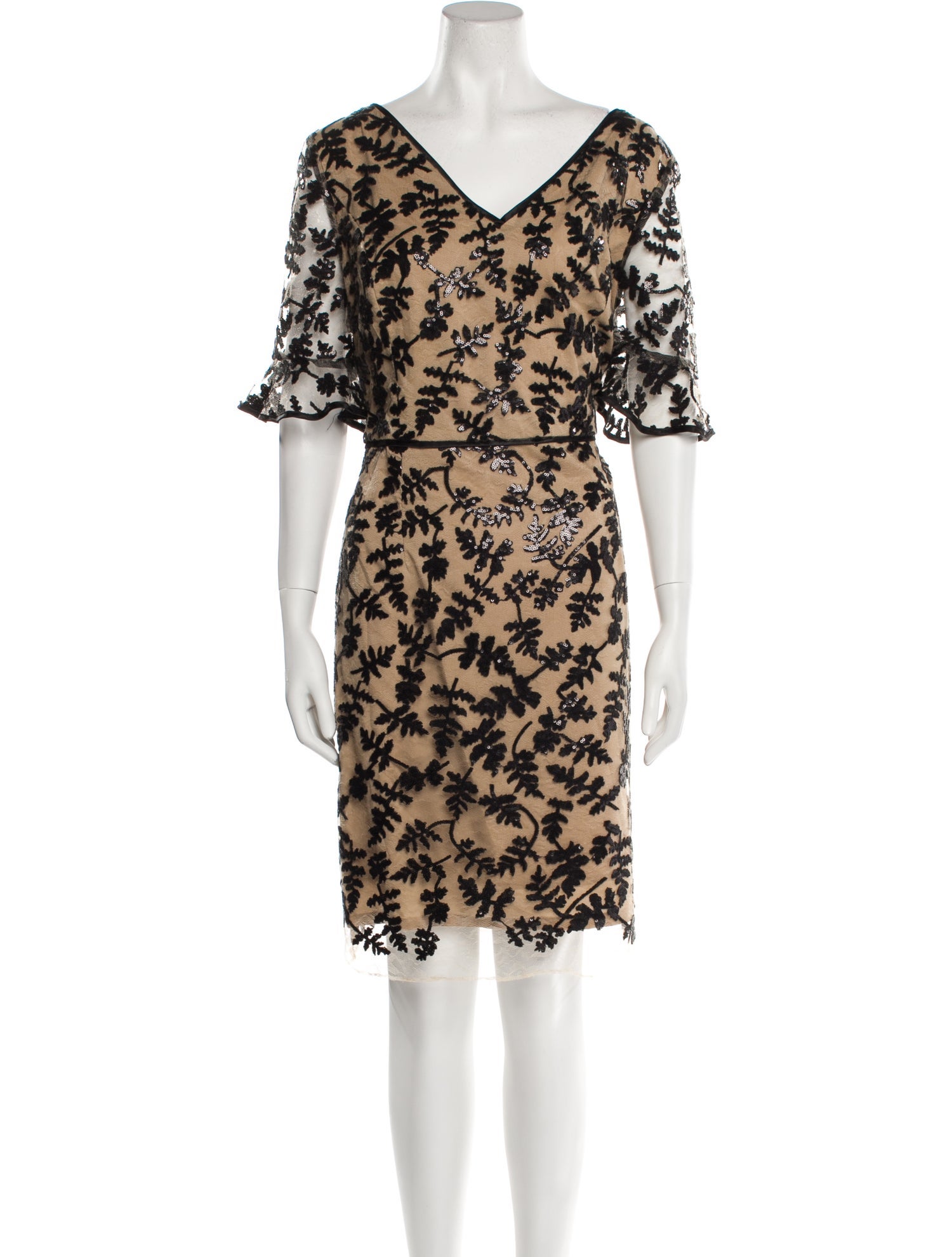 Shani Shemer Printed Knee-Length Dress