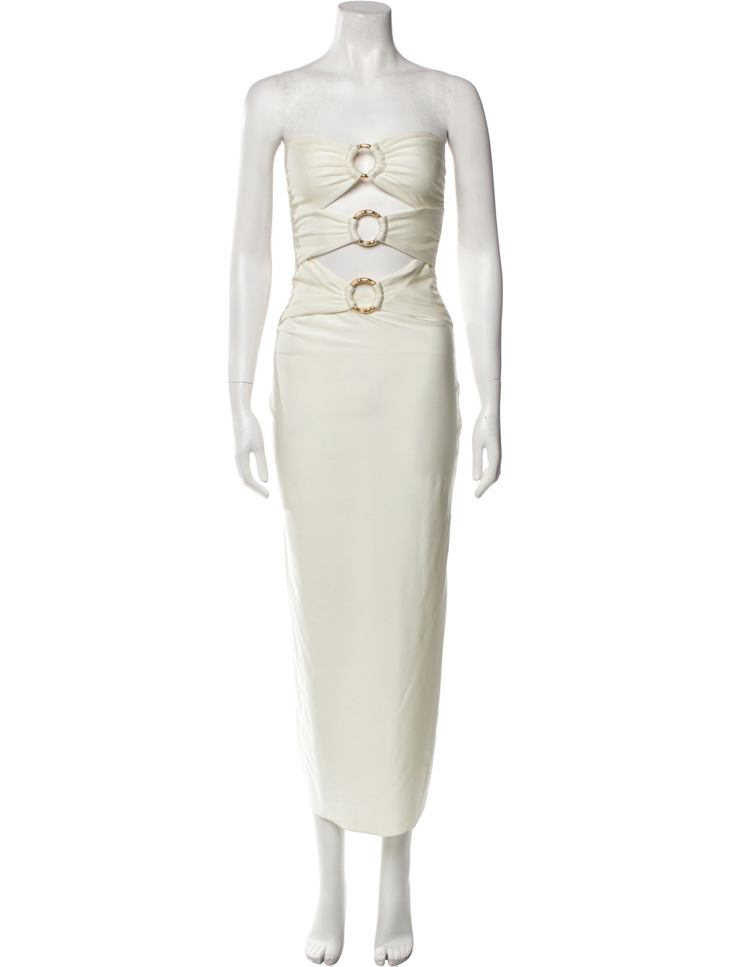 Shani Shemer Strapless Midi Length Dress