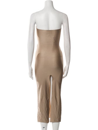 Shani Shemer Strapless Knee-Length Dress